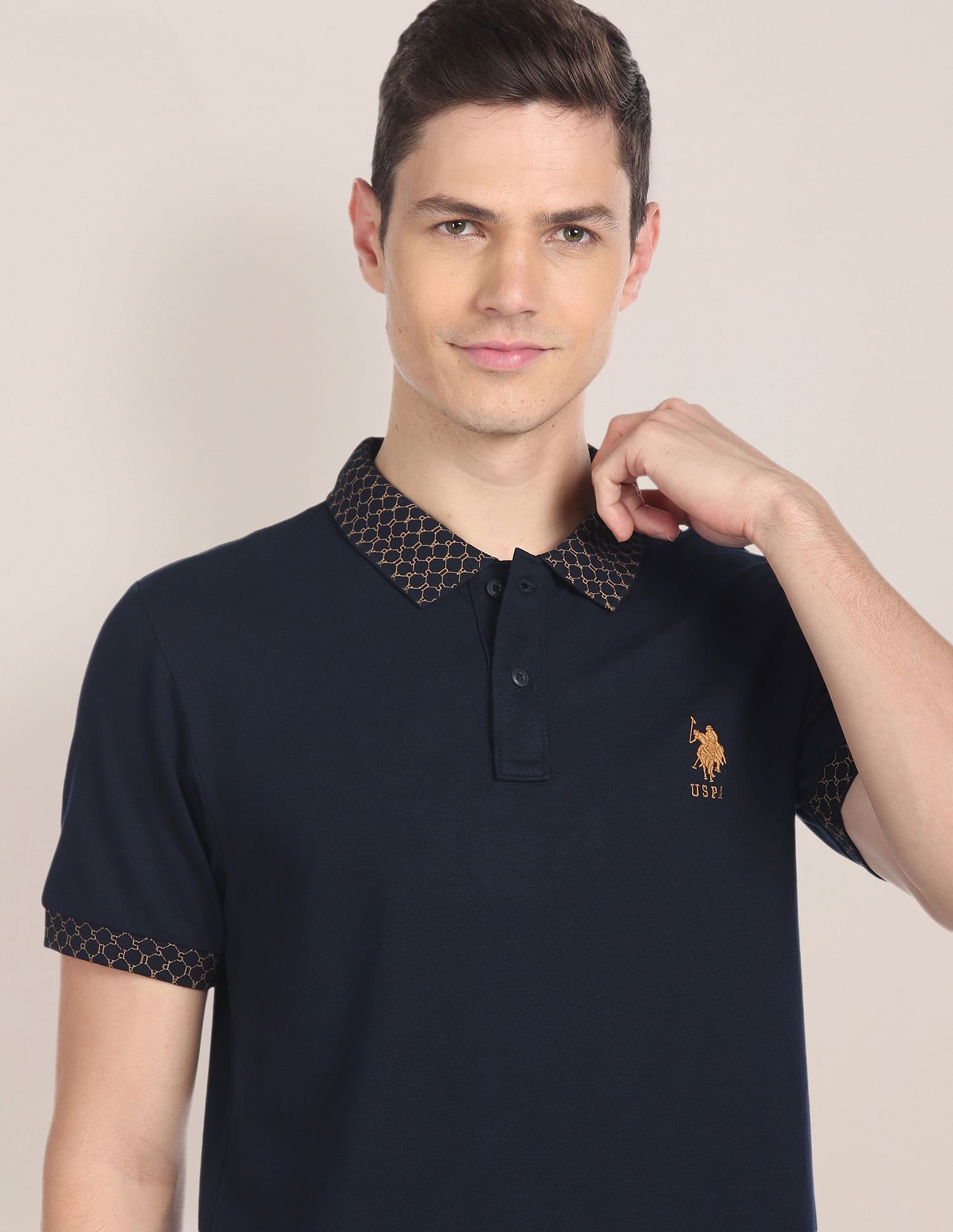 Us polo 2024 black shirt