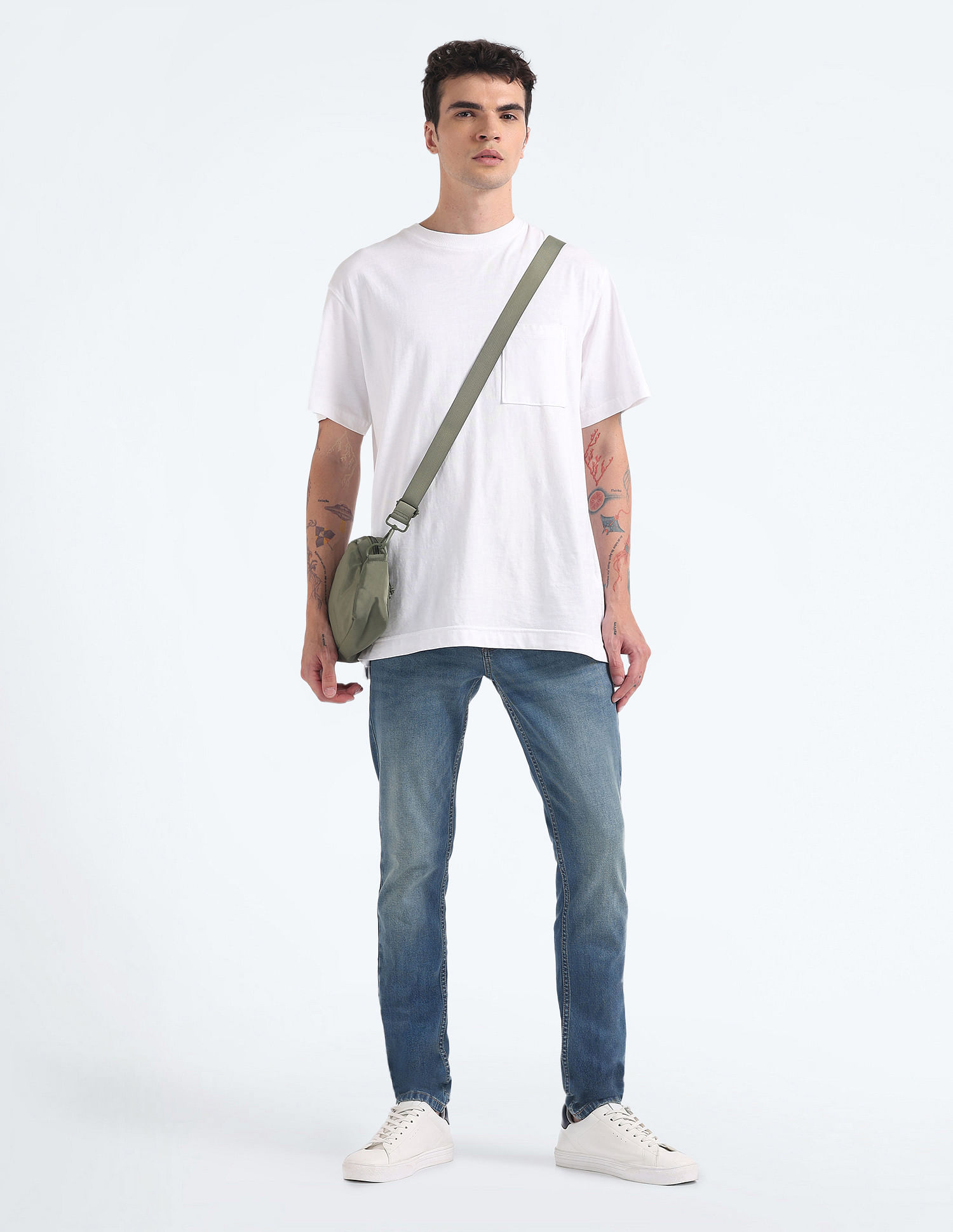 Flying Machine Jackson Super Skinny Fit Stone Wash Jeans