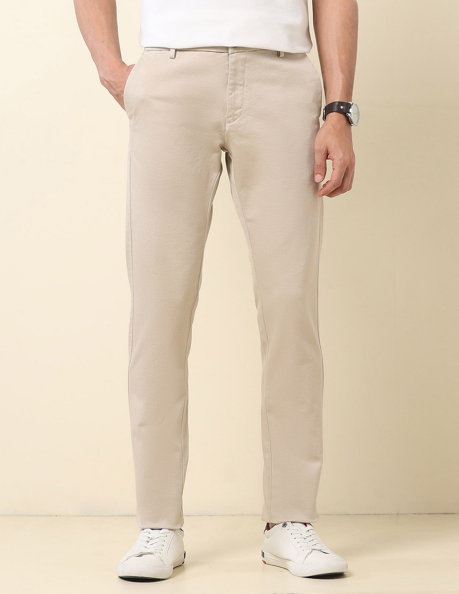 U.S. Polo Assn. Denver Slim Fit Dobby Trousers