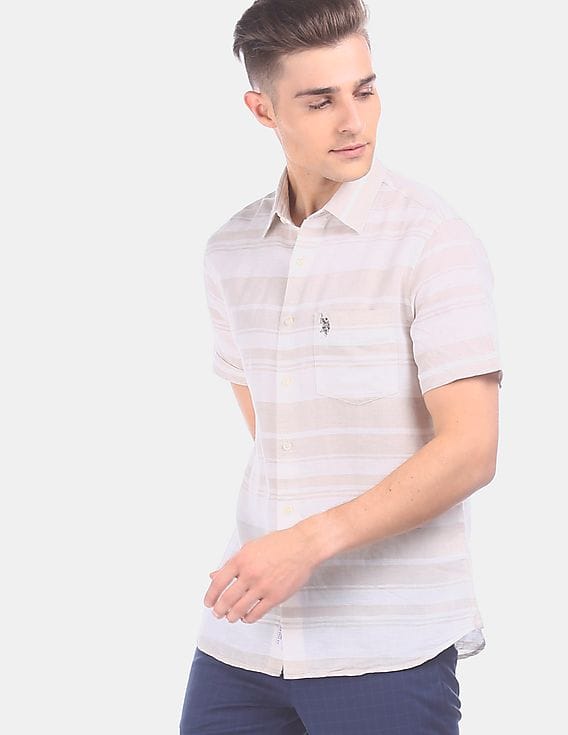 Buy U.S. Polo Assn. Men Light Beige 