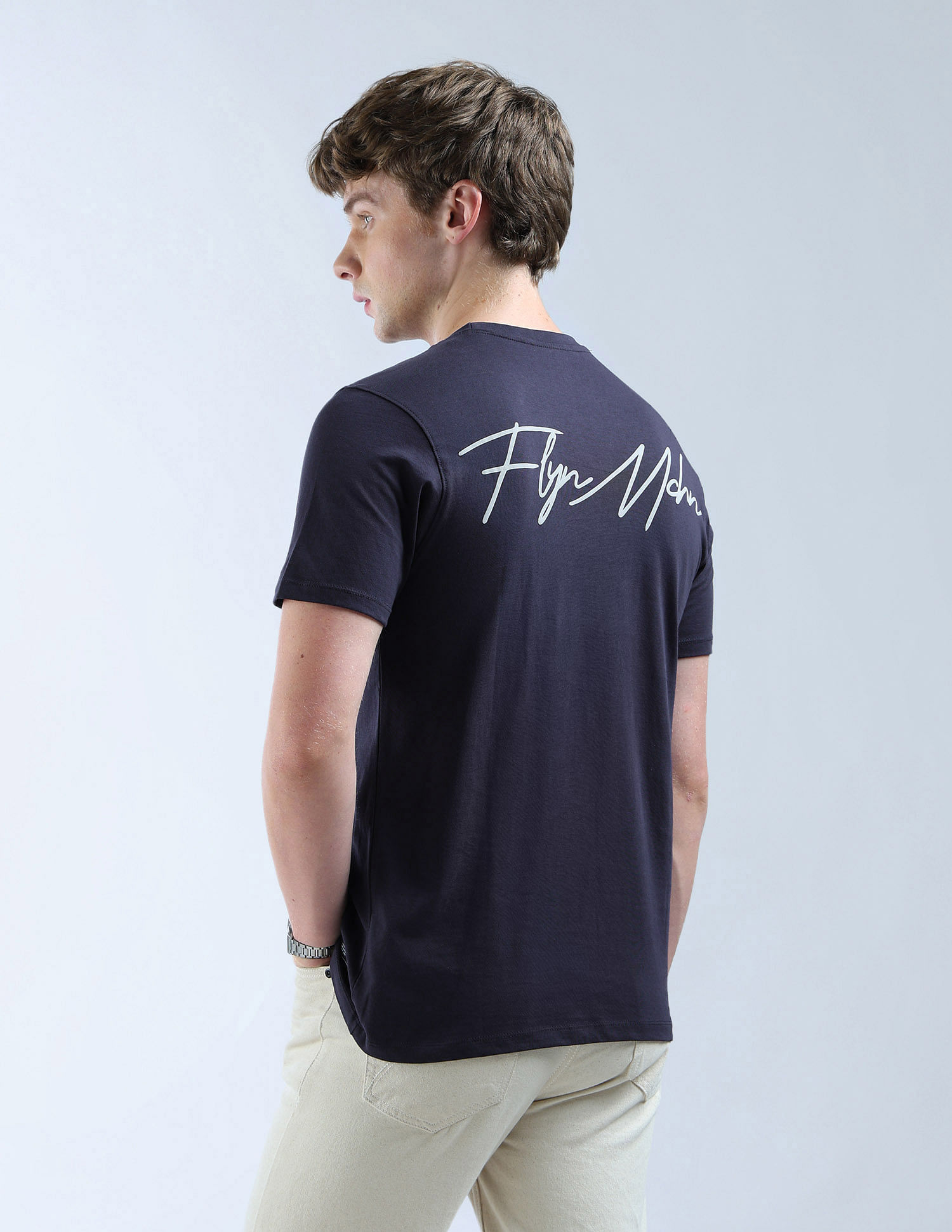 Flying Machine Brand Printed Essentials T-Shirt