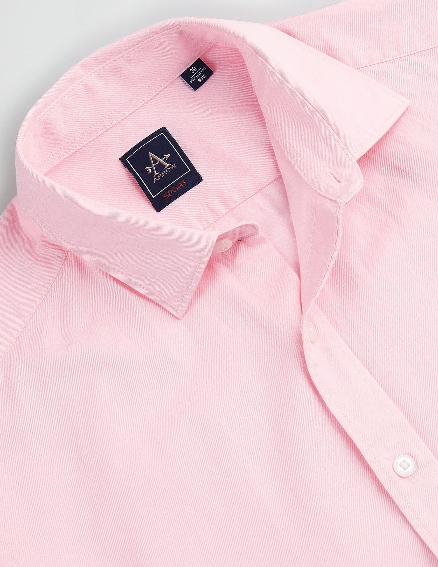 Arrow Sports Manhattan Slim Fit Twill Shirt