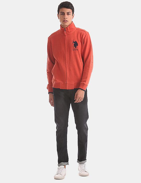 U.S. Polo Assn. Zip Up Full Sleeve Sweatshirt