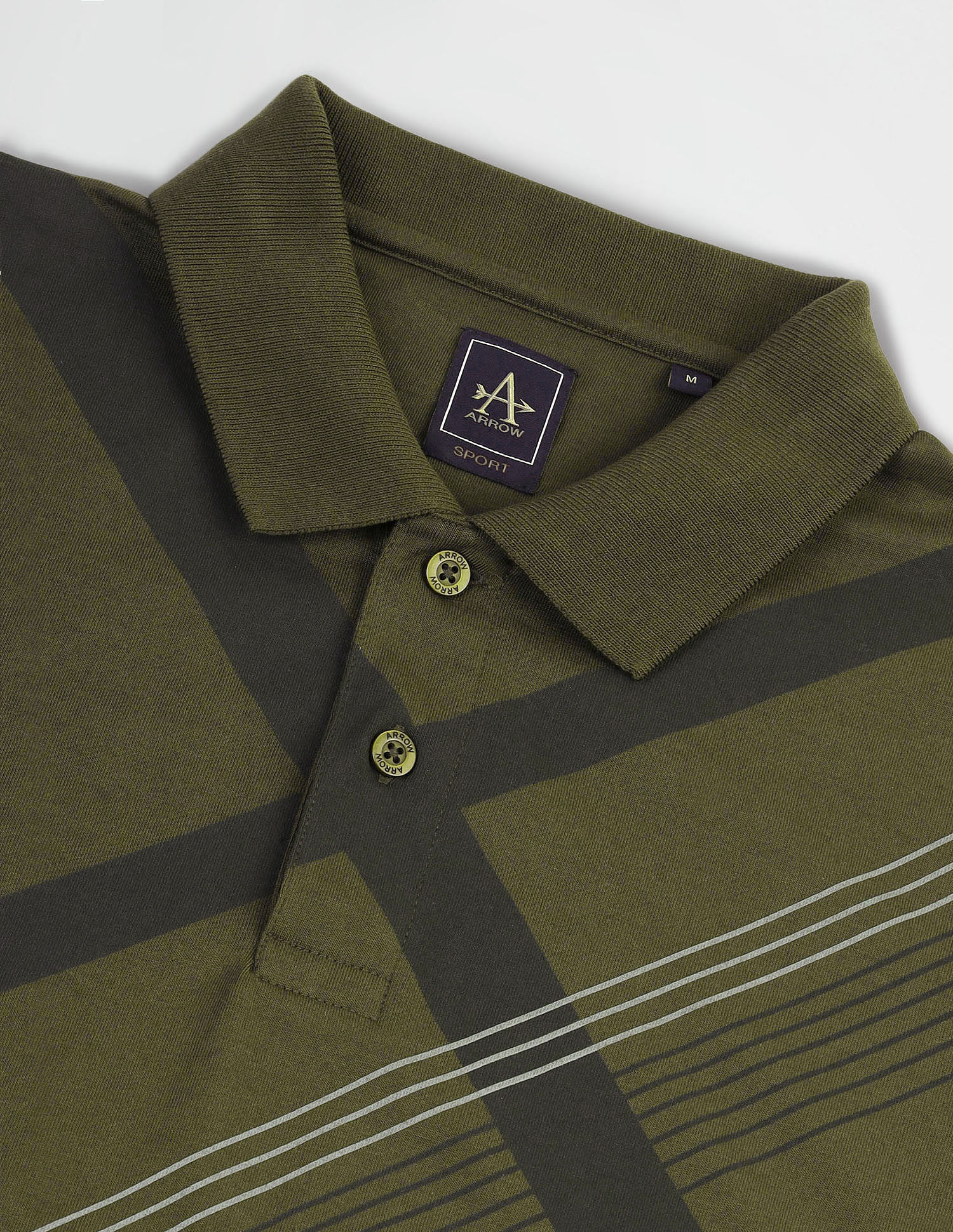 Arrow Sports Regular Fit Check Polo Shirt