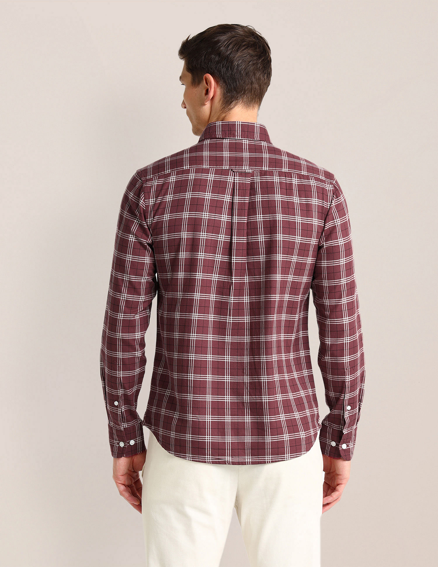 U.S. Polo Assn. Denim Co. Grid Tattersall Checked Dobby Shirt