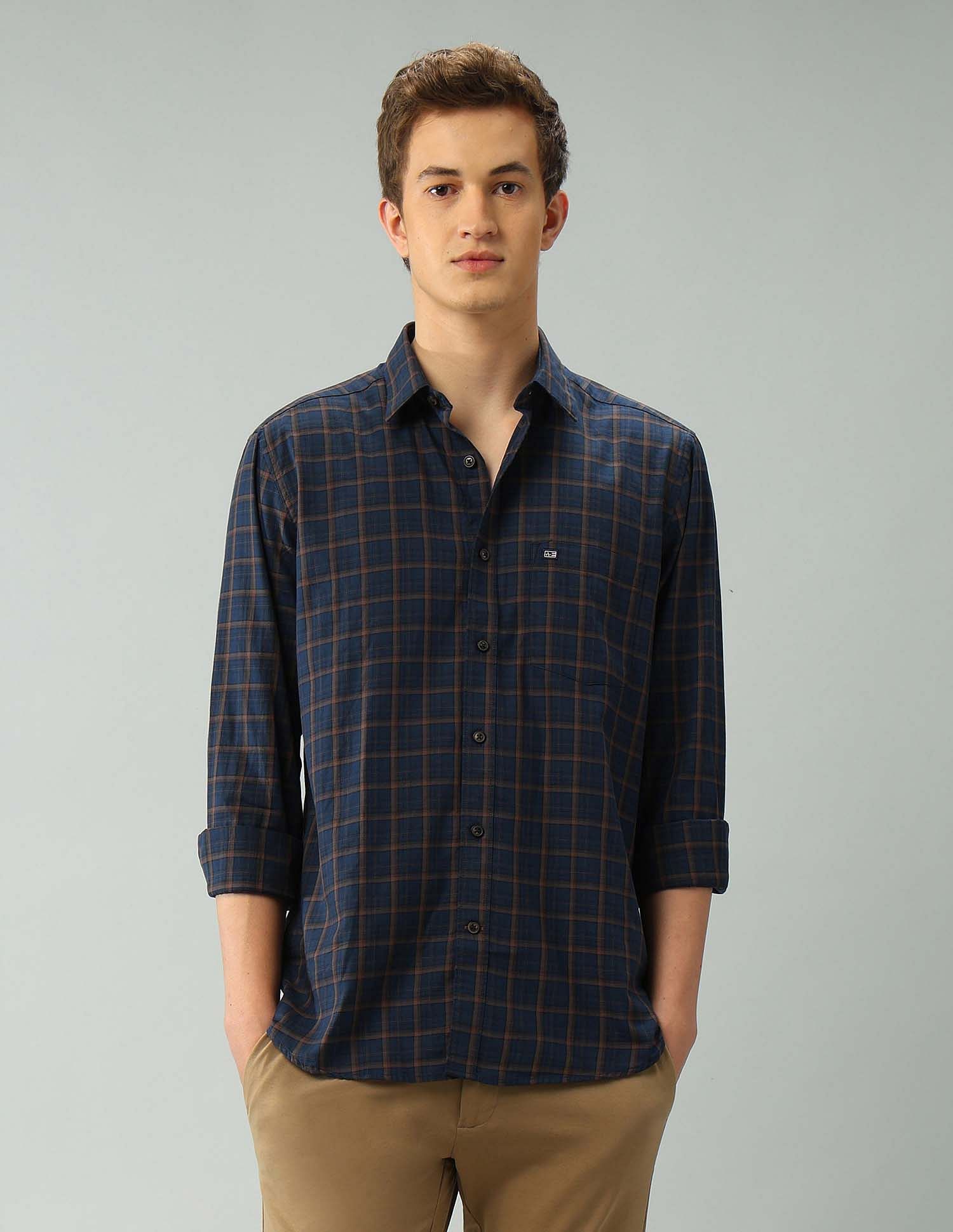 Arrow Sport Regular Fit Gun Club Checked Shirt