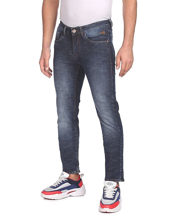 Buy Flying Machine Men Blue Mid Rise 