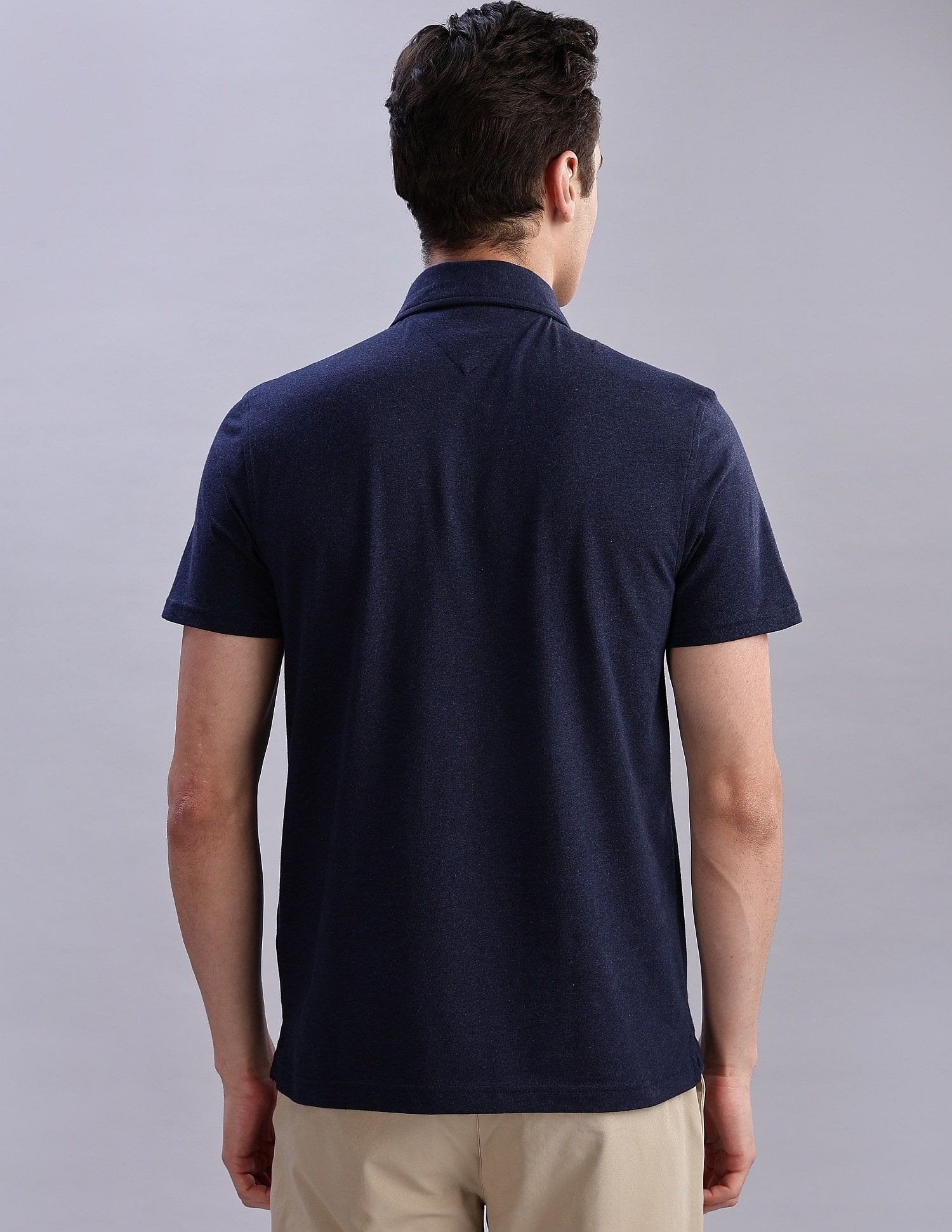 Tommy Hilfiger Solid Regular-Fit Cotton Polo Shirts