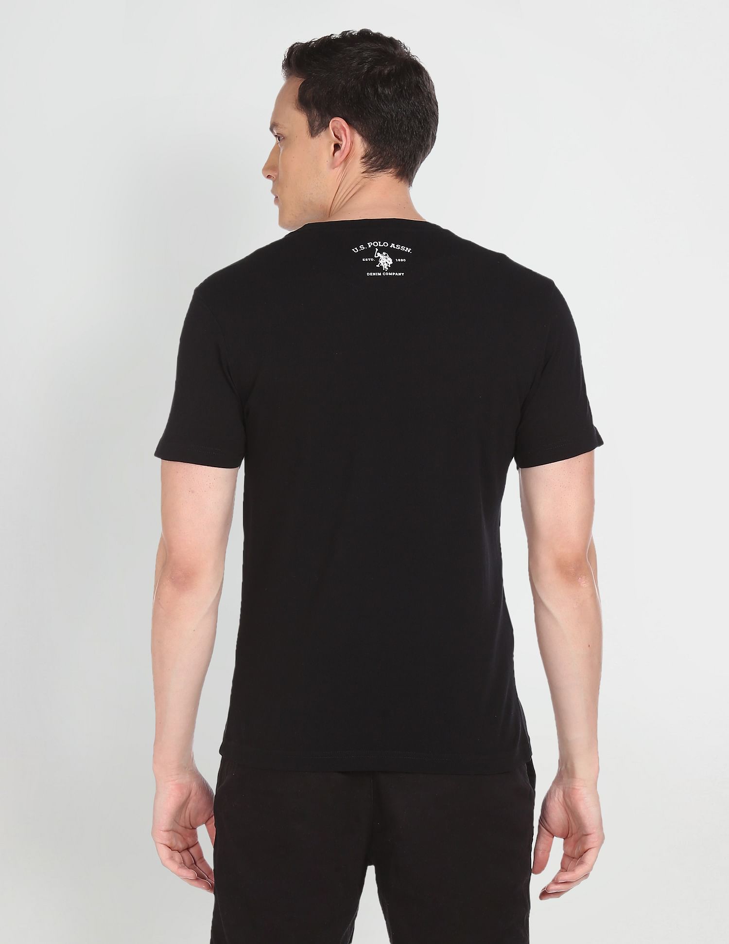 U.S. Polo Assn. Denim Co. Metallic Print T-Shirt