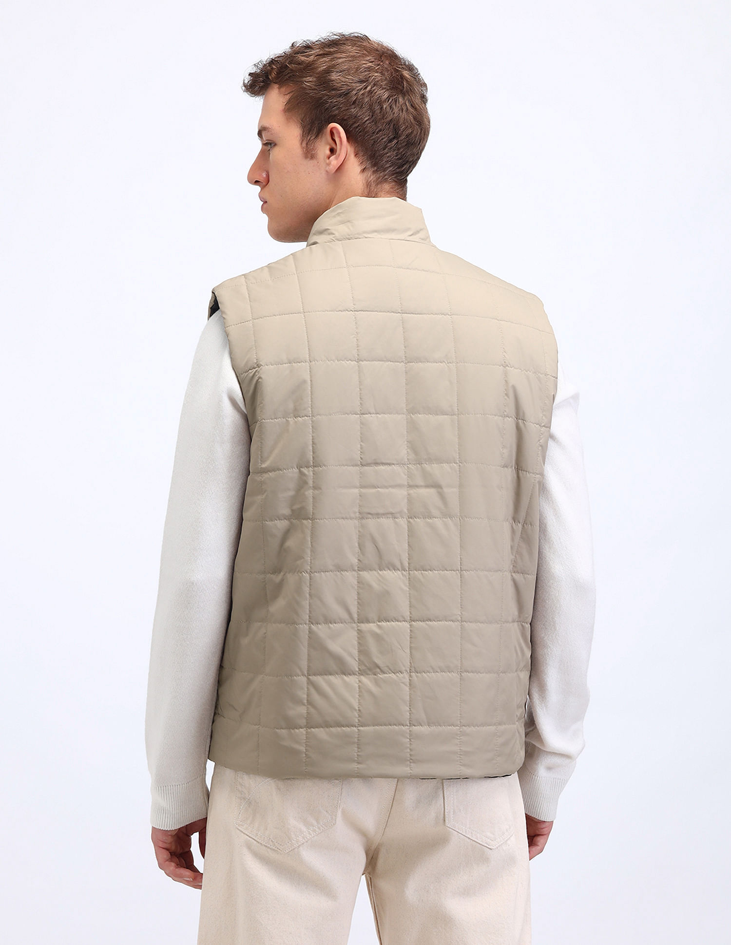 Flying Machine Reversible Regular Fit Padded Jacket