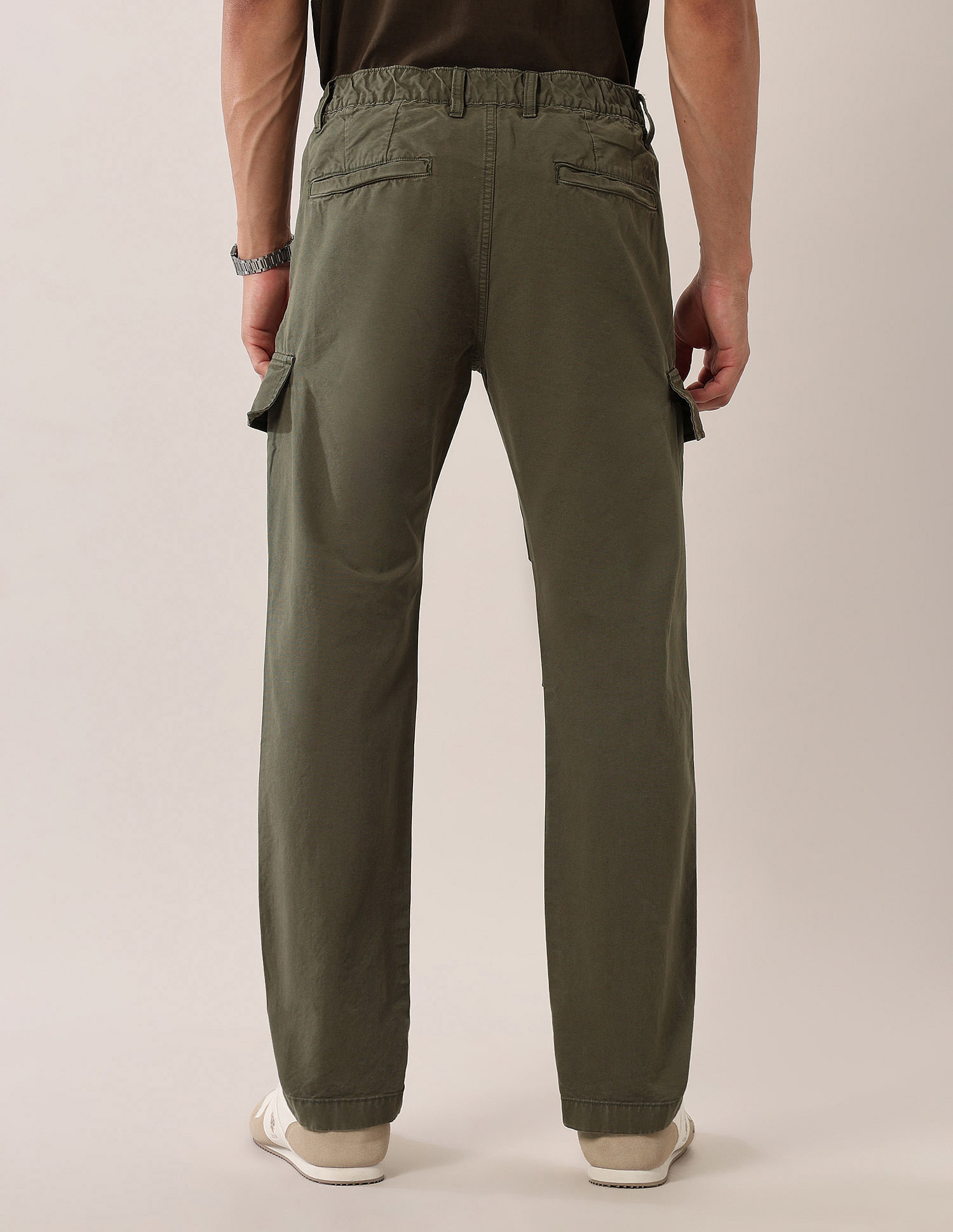 U.S. Polo Assn. Denim Co. Mid Rise Straight Fit Twill Cargos