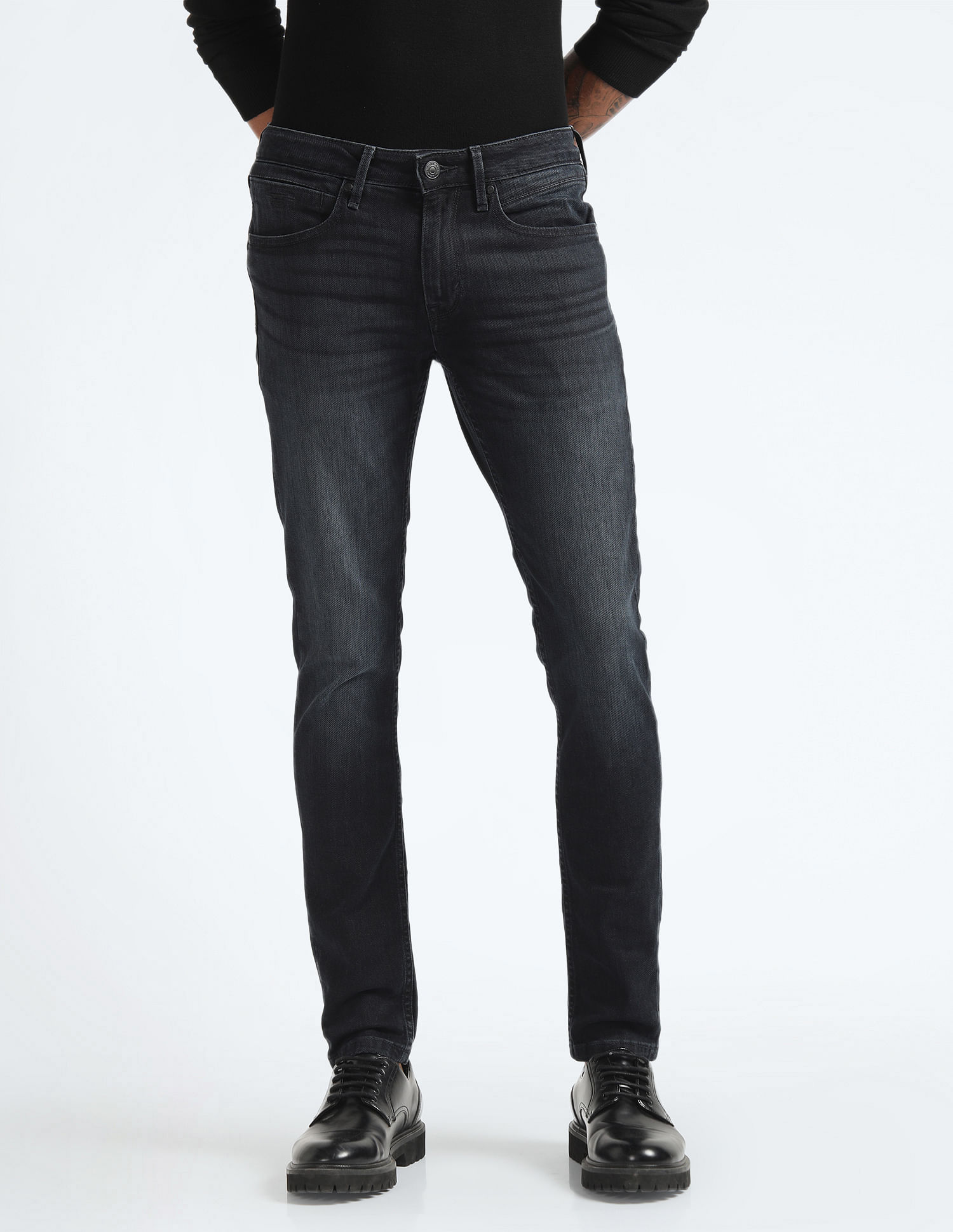 Flying Machine Super Skinny Fit Stone Wash Jeans