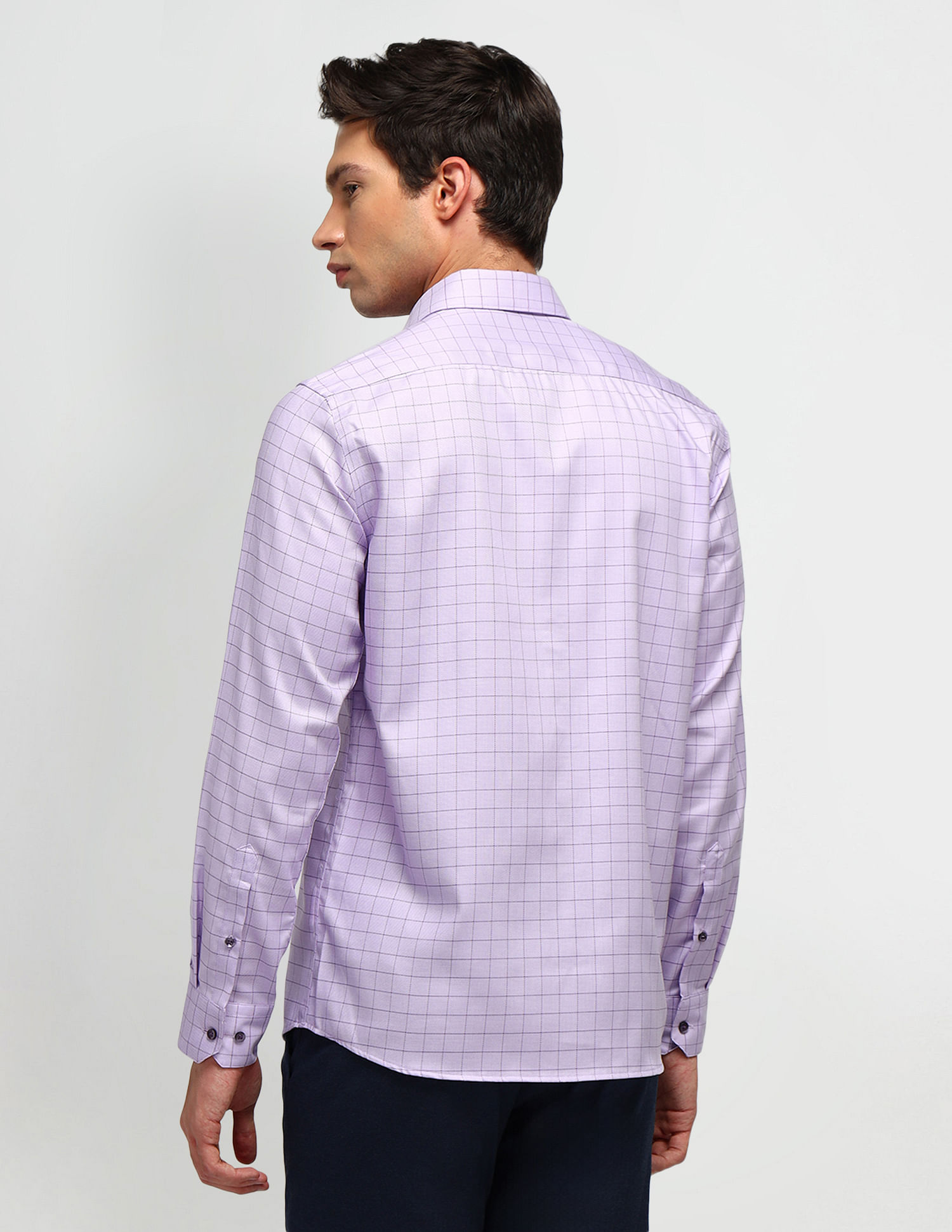 Arrow Slim Fit All-Over Pattern Shirt