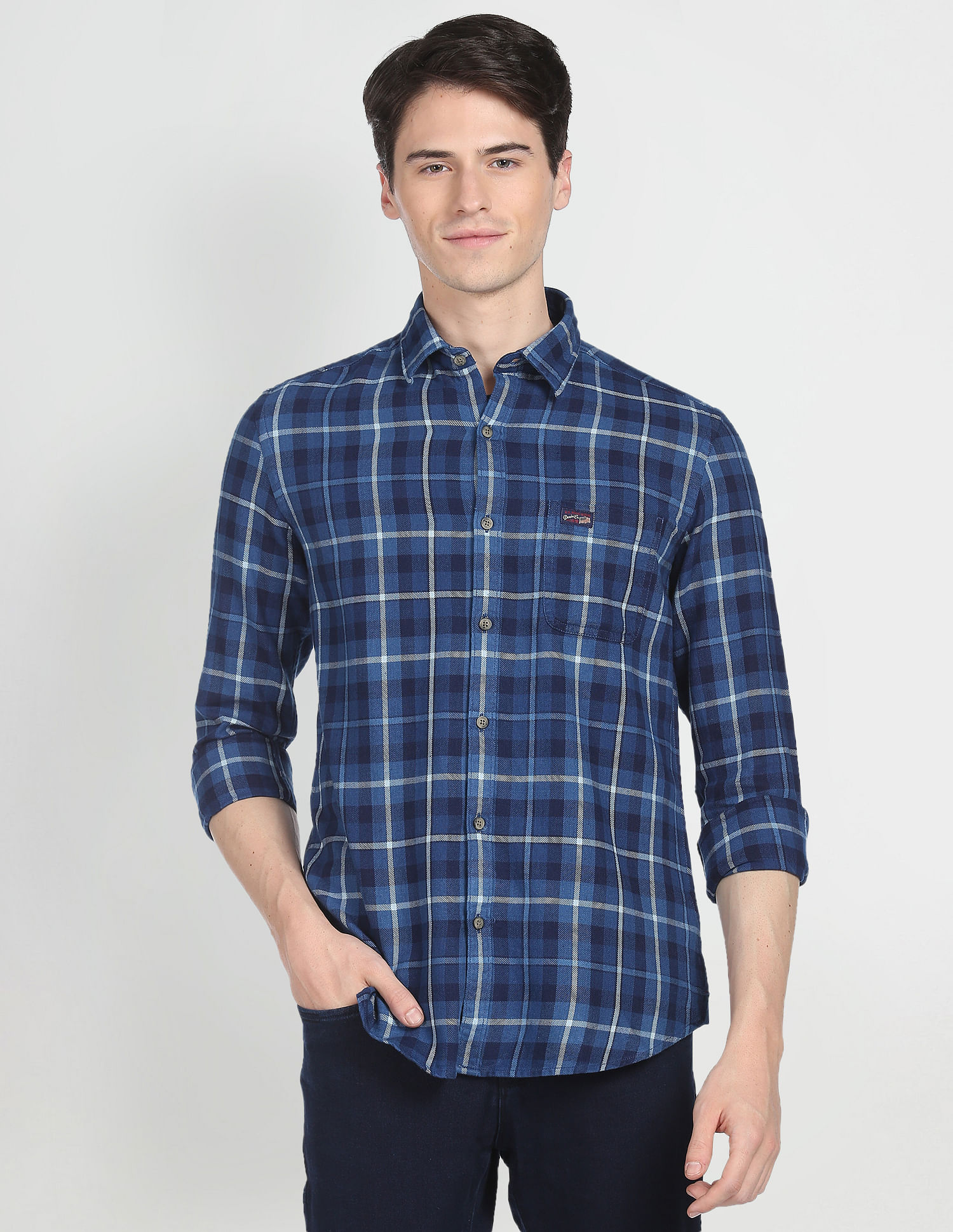 U.S. Polo Assn. Denim Co. Tartan Check Cotton Casual Shirt
