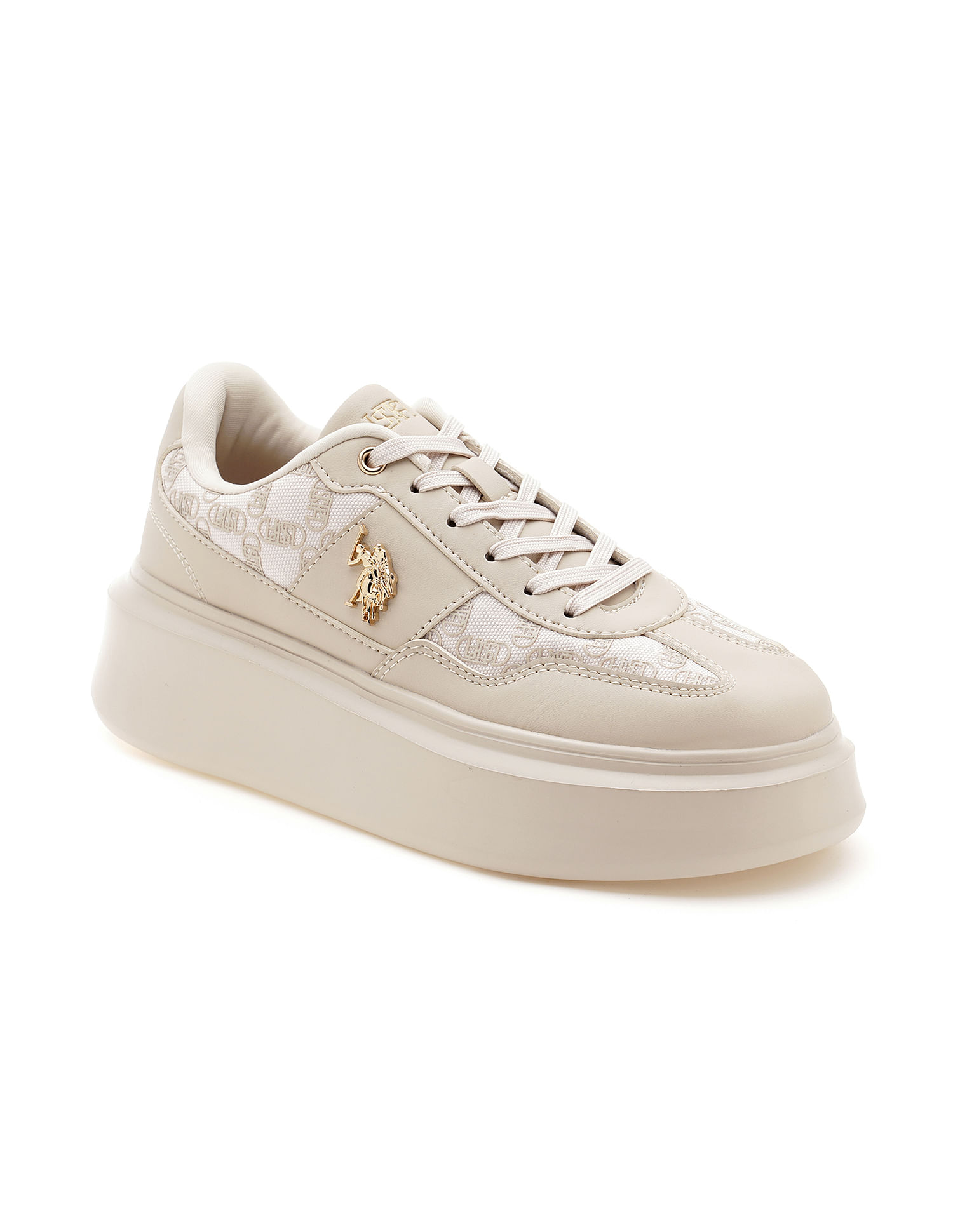 U.S. Polo Assn. Women Brand Print Marlene Sneakers