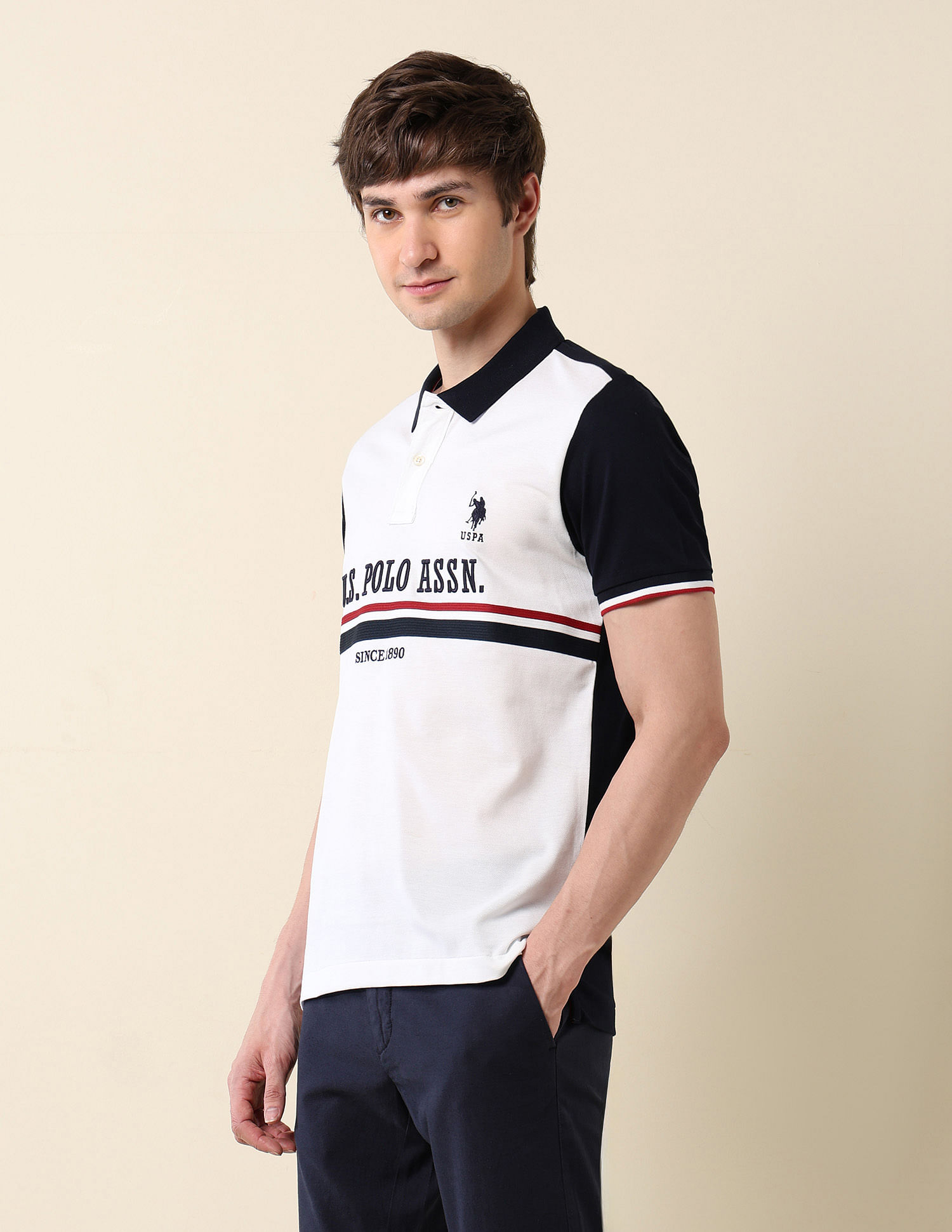U.S. Polo Assn. Brand Embroidered Classic Polo Shirt