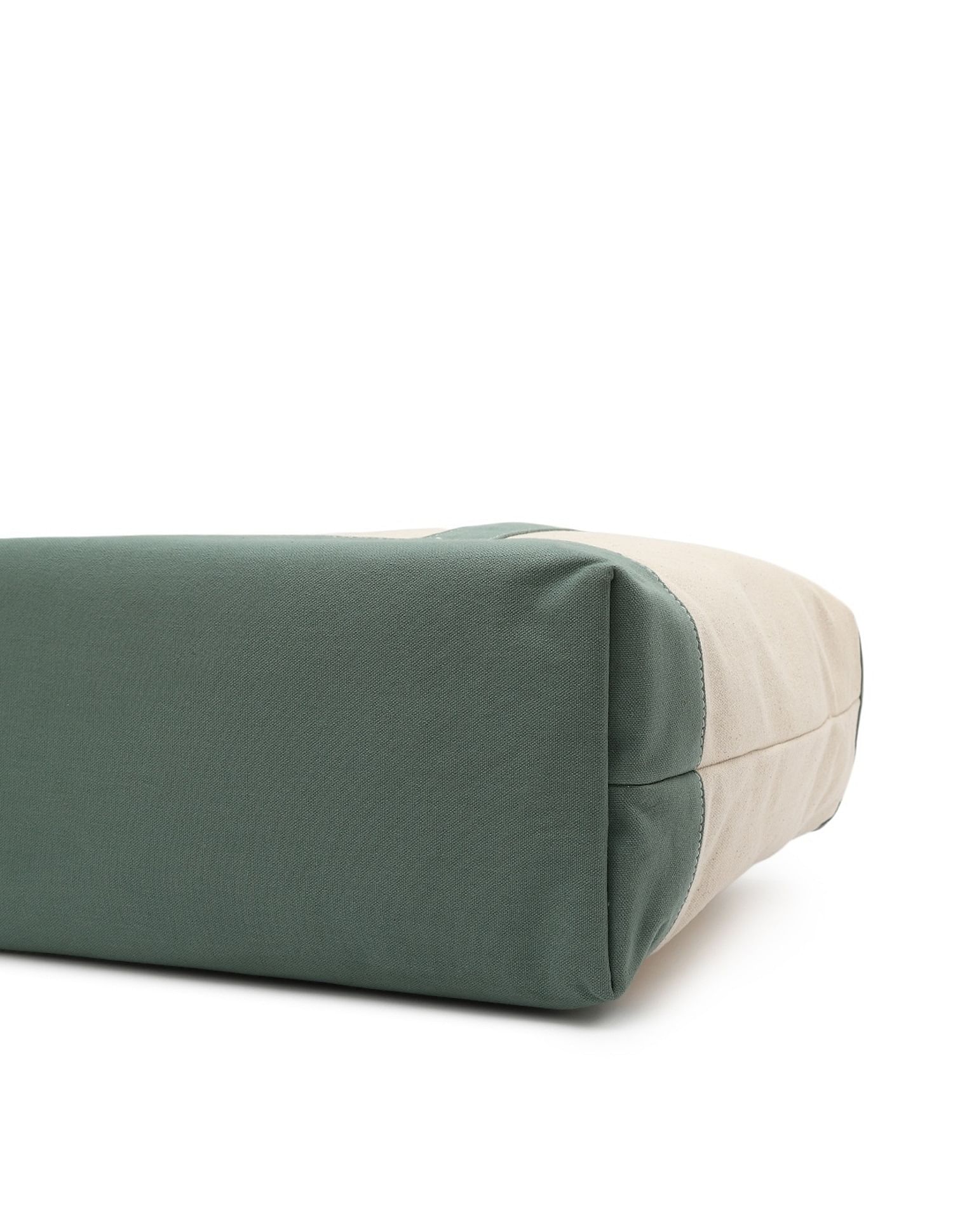 Tommy Hilfiger Colorblock Green Cotton Handbags