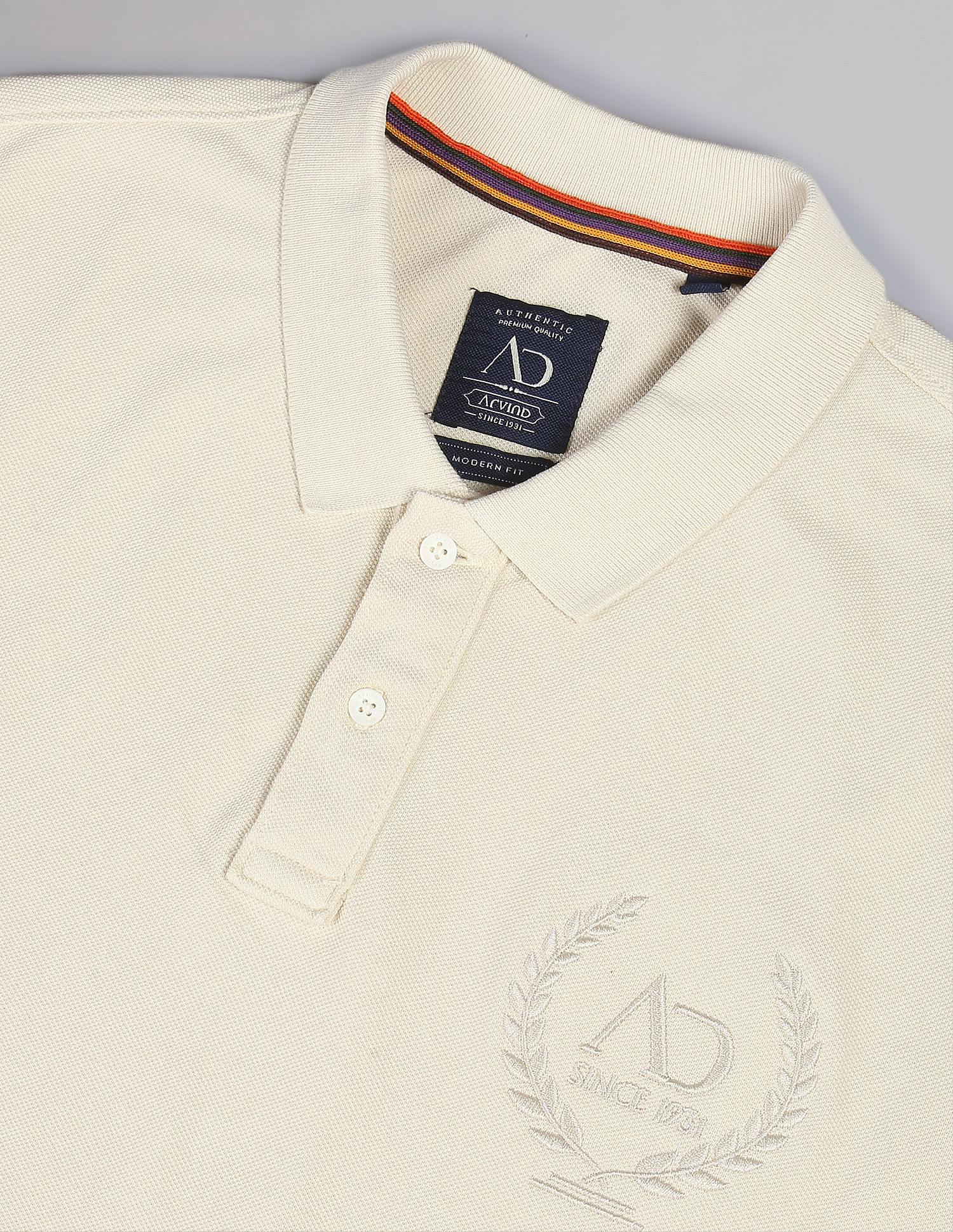 AD by Arvind Overdyed COOL-IT Profound Polo Shirt
