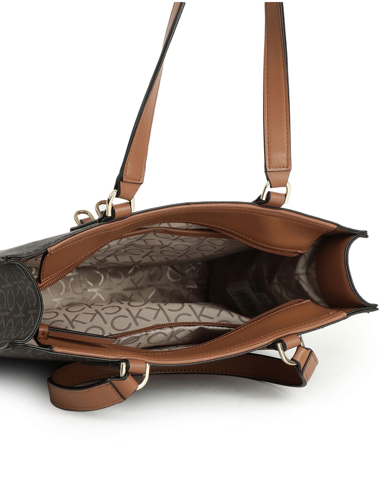 Calvin Klein Monogram Gene Tote Hand Bag
