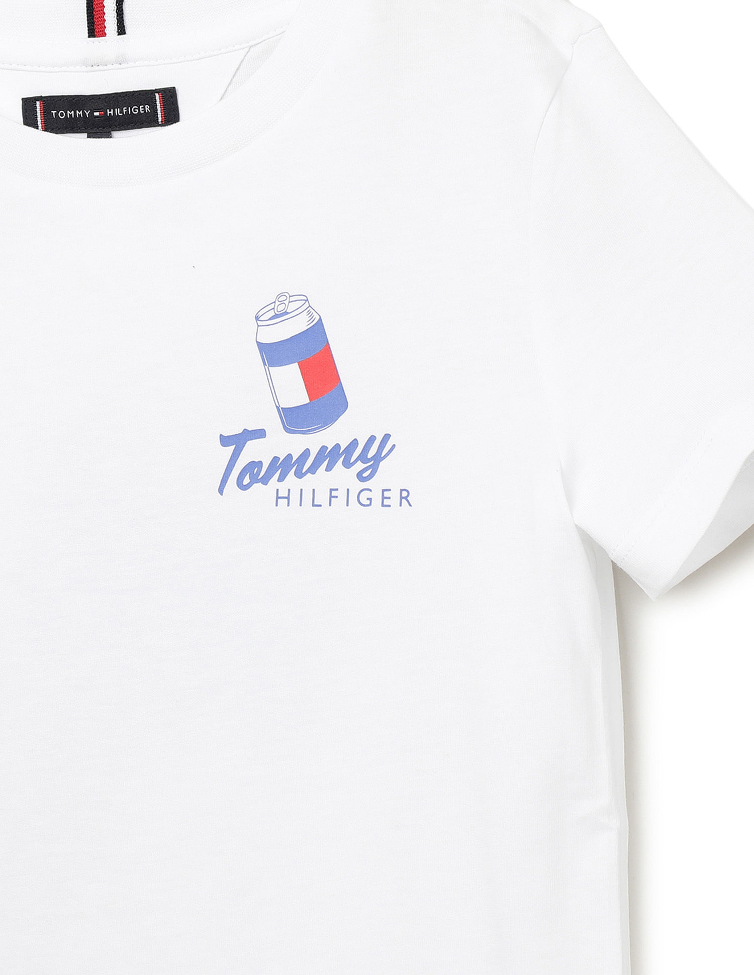 Tommy Hilfiger Kids Boys Solid Regular Fit T-Shirt