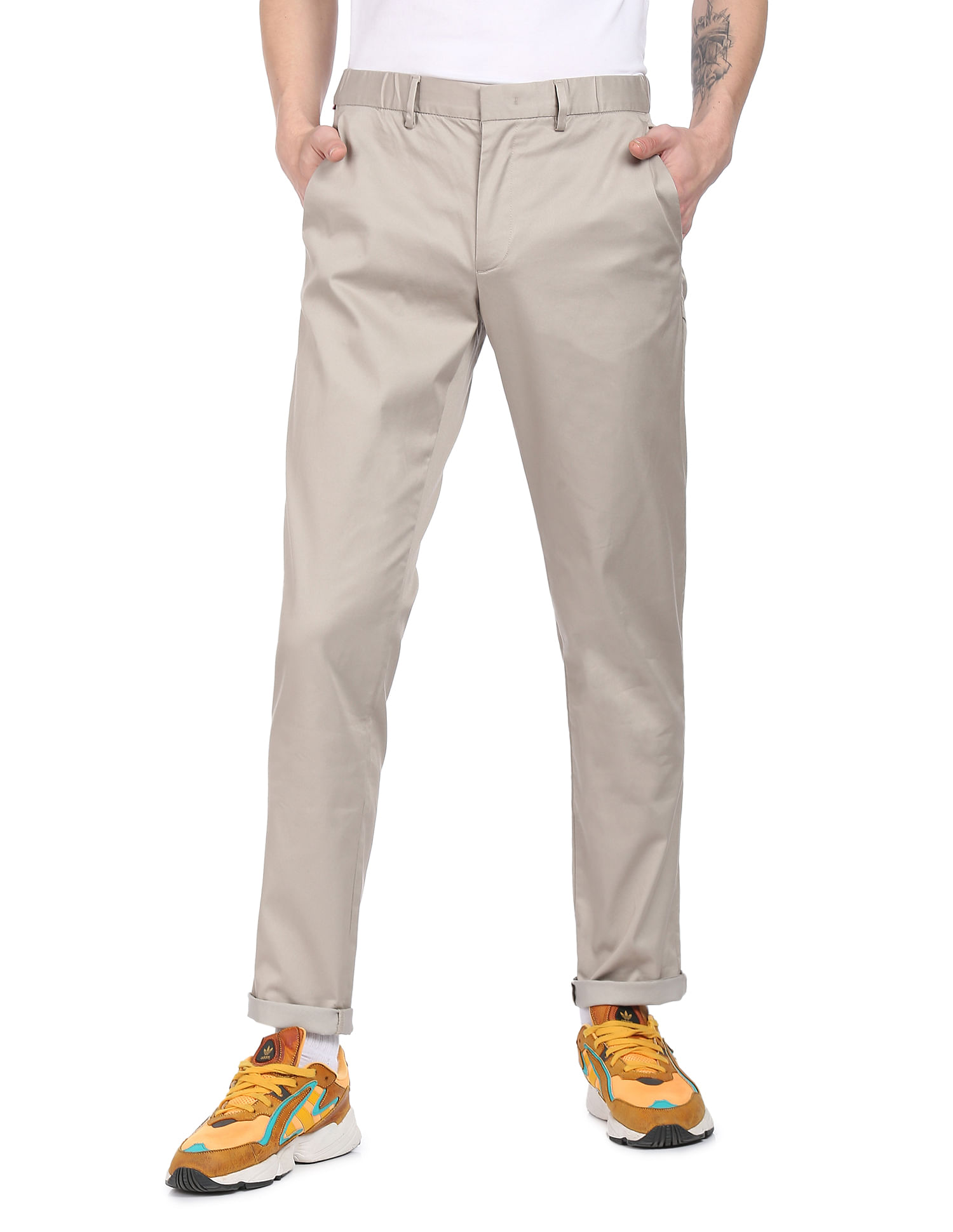 Chino Pants  131298  Stone from REFINERY  Refinery
