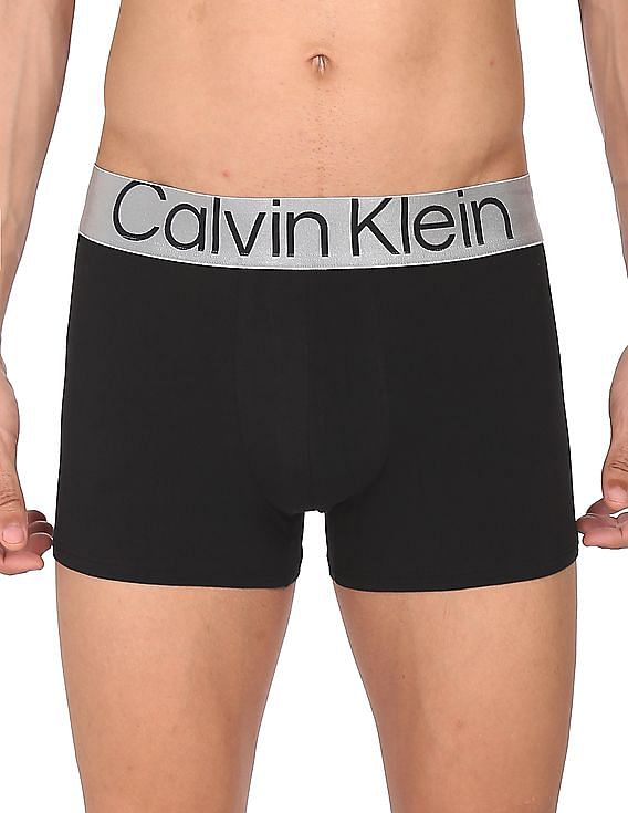 Calvin Klein Men's Steel Cotton Trunks