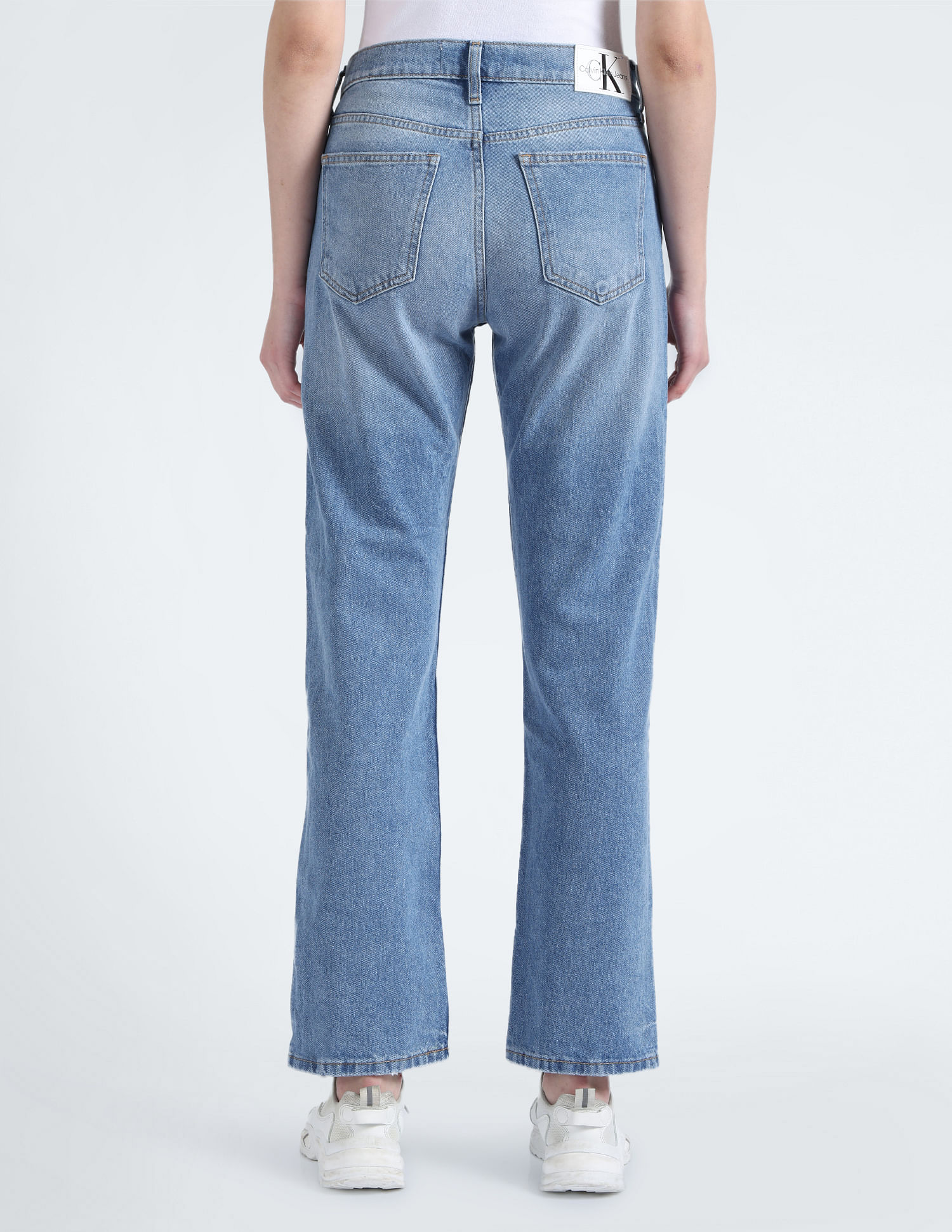 Calvin Klein Low Rise Straight Fit Jeans