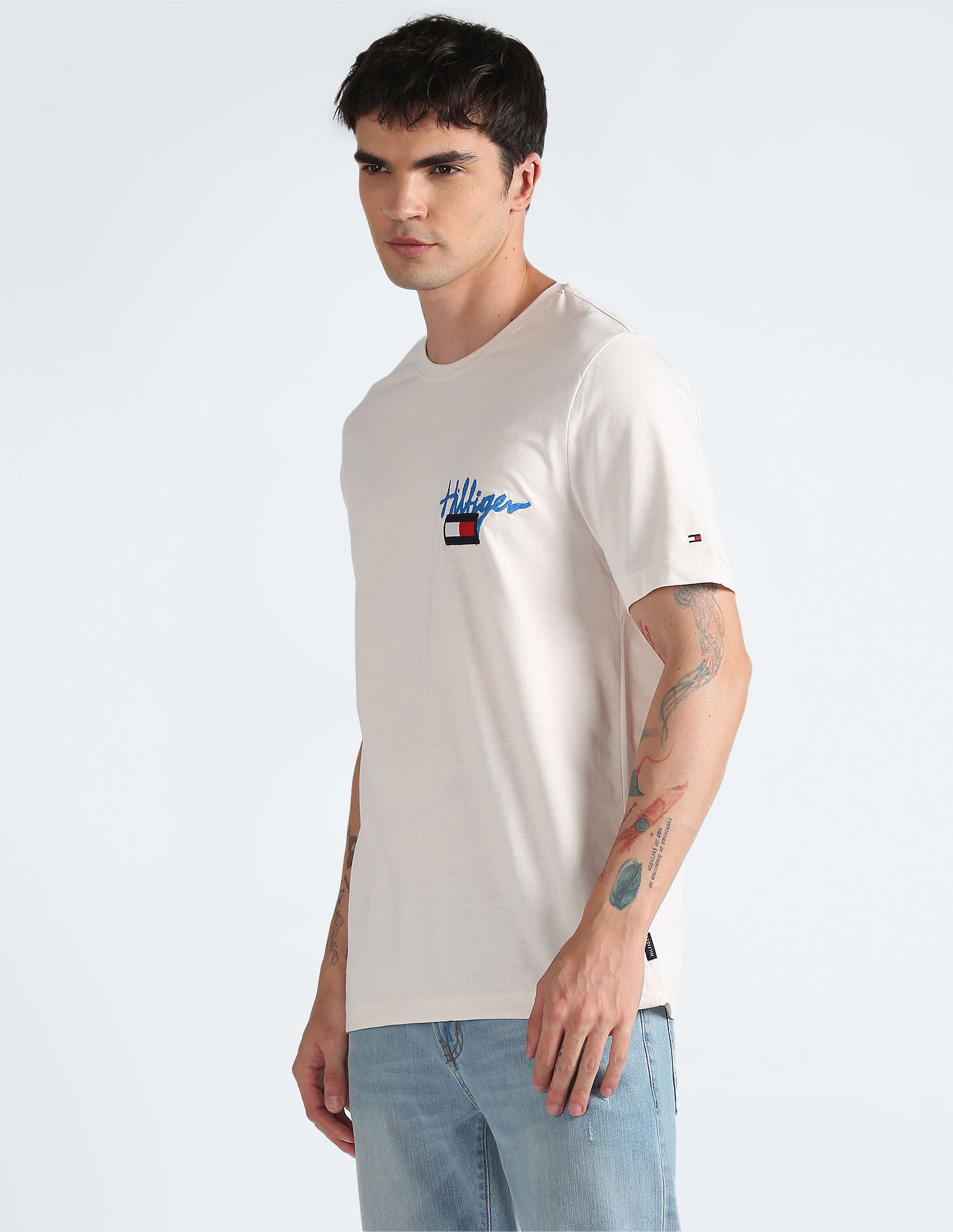 Tommy Hilfiger Painted Graphic Embroidered T-Shirt
