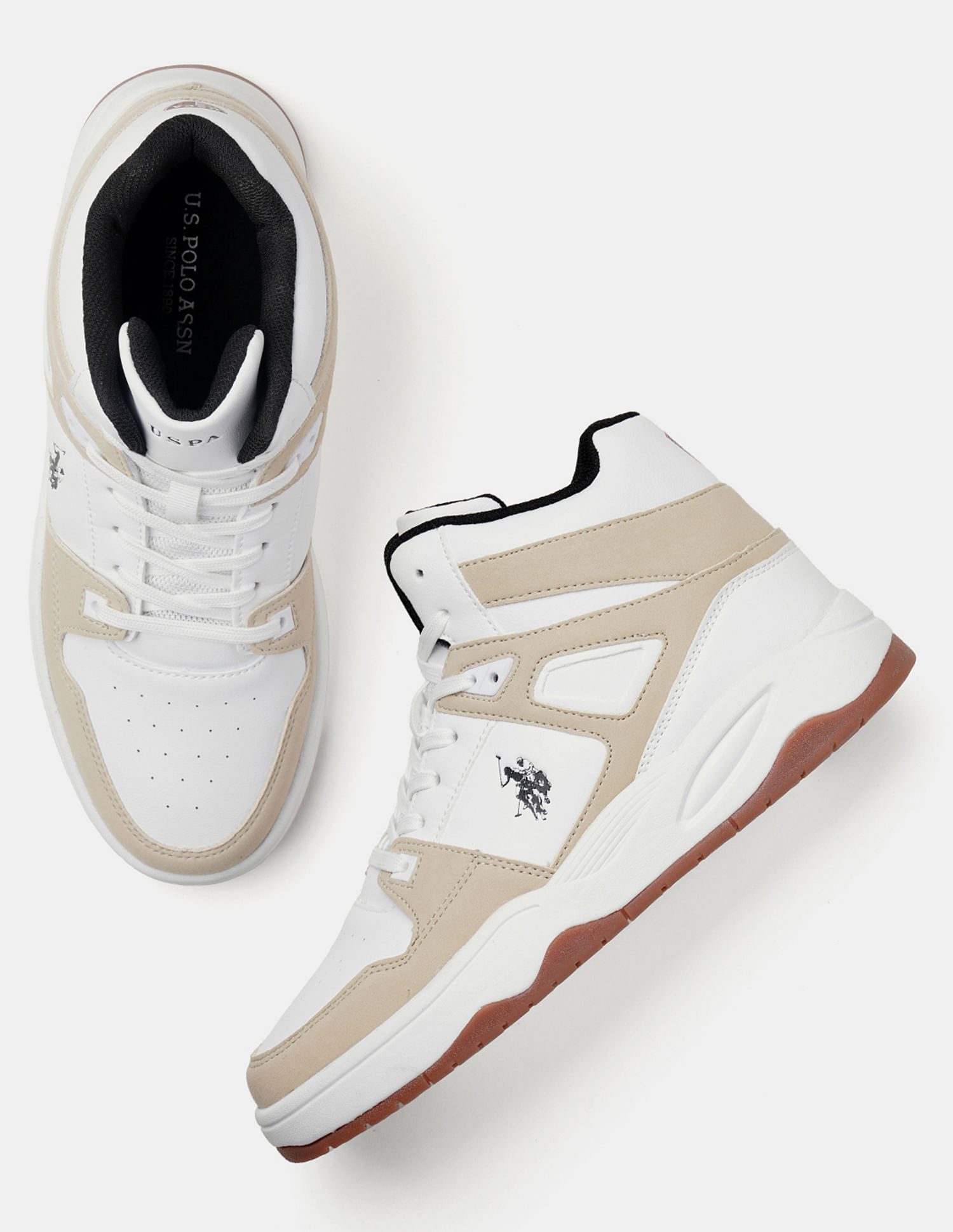 U.S. Polo Assn. Men Bruce Mid Top Sneakers