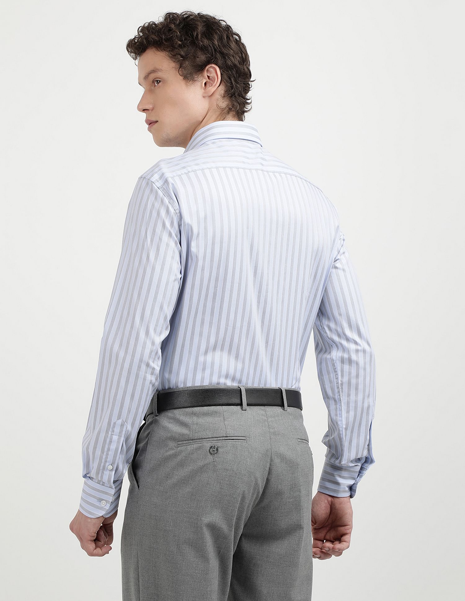 Tommy Hilfiger Oxford Melange Vertical Striped Shirt