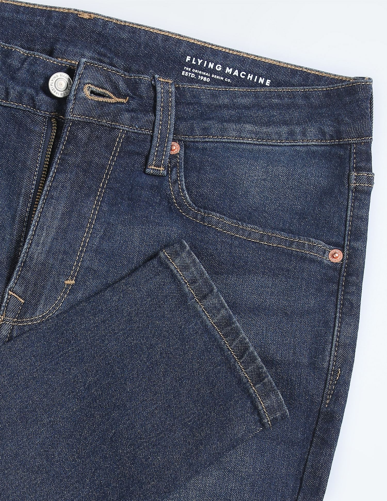Flying Machine Morrison Skinny Cropped Jeans