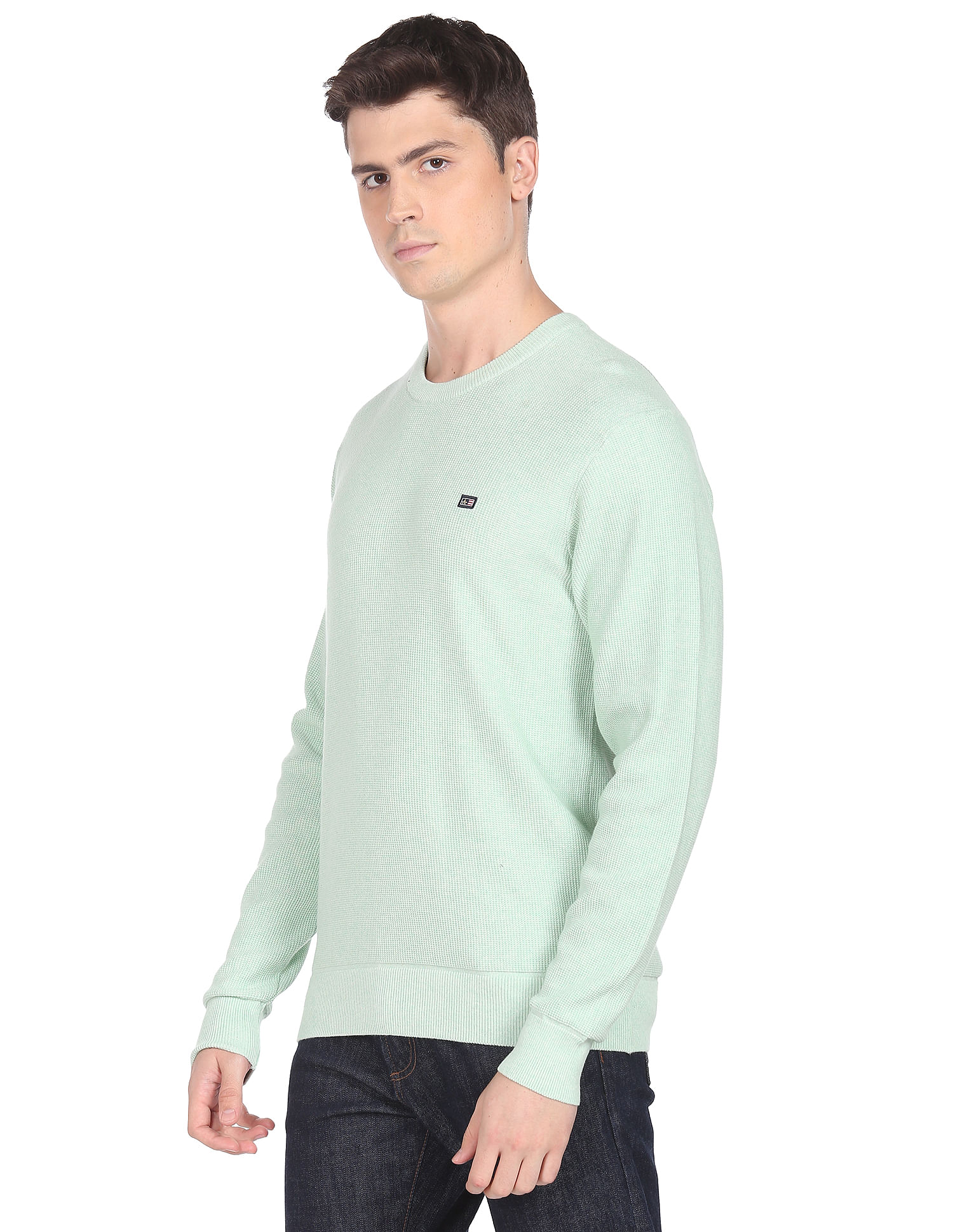 Light green hot sale knit sweater