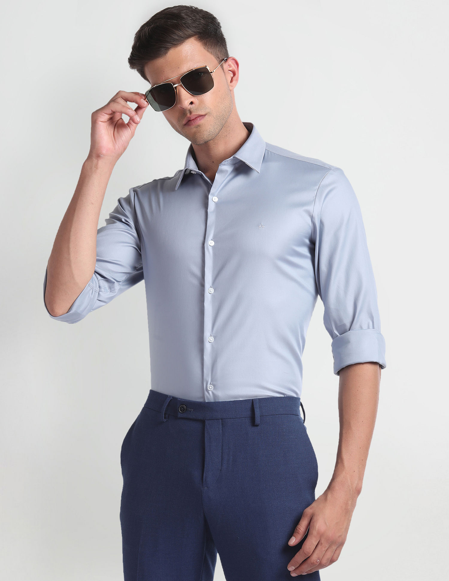 Arrow Newyork Brooklyn Super Slim Fit Shirt