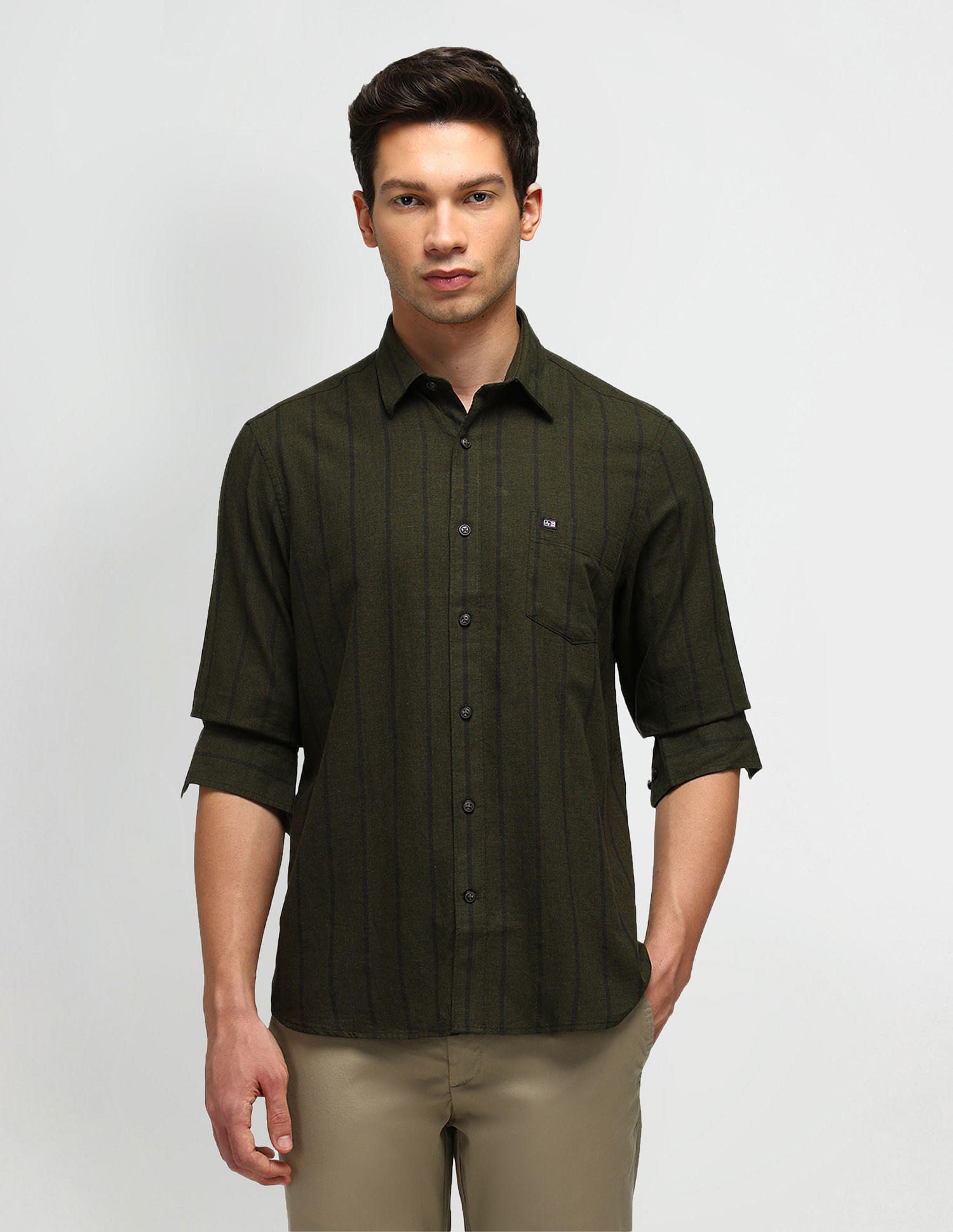 Arrow Sport Tailored Fit Cotton Shirt