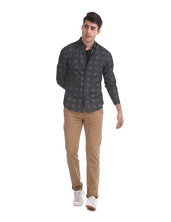 Flying Machine Slim Fit Printed Shirt