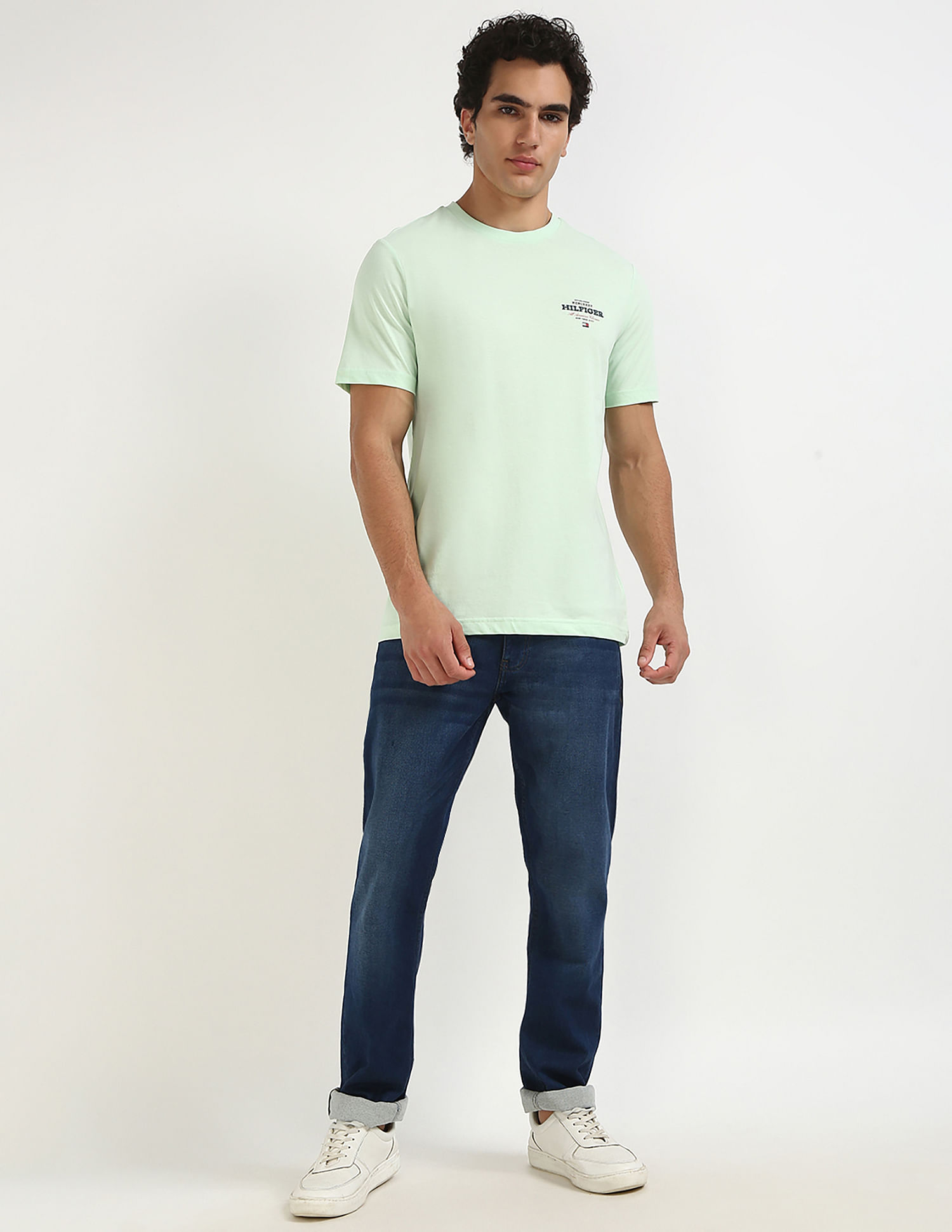 Tommy Hilfiger Logo Regular-Fit Cotton T-Shirt