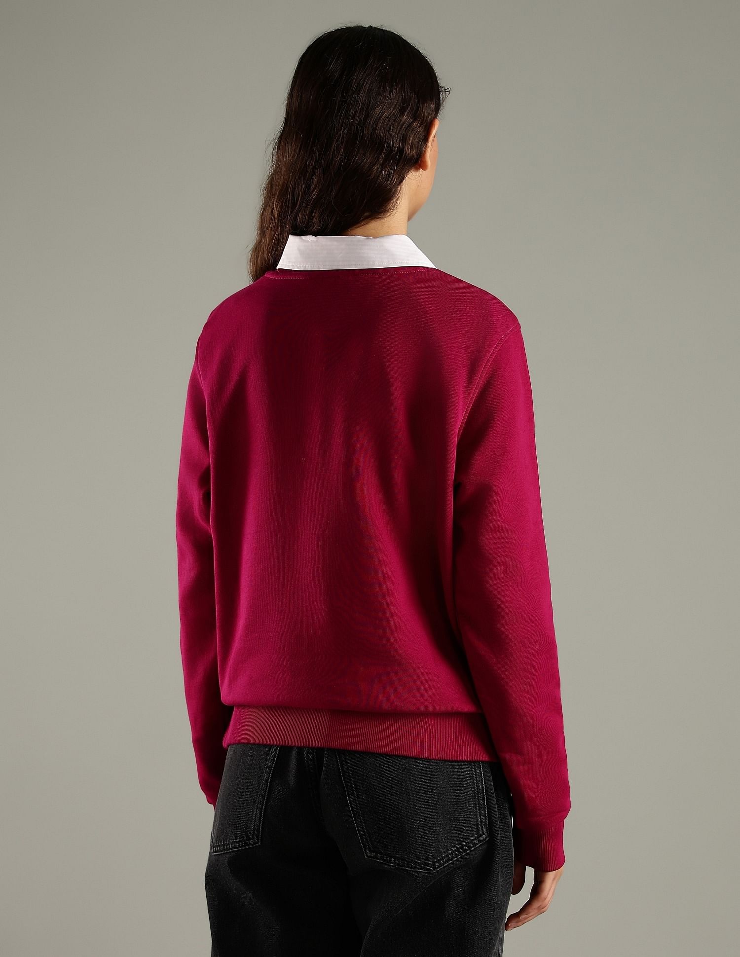 Tommy Hilfiger Regular Fit Cotton Crew Neck Sweatshirt