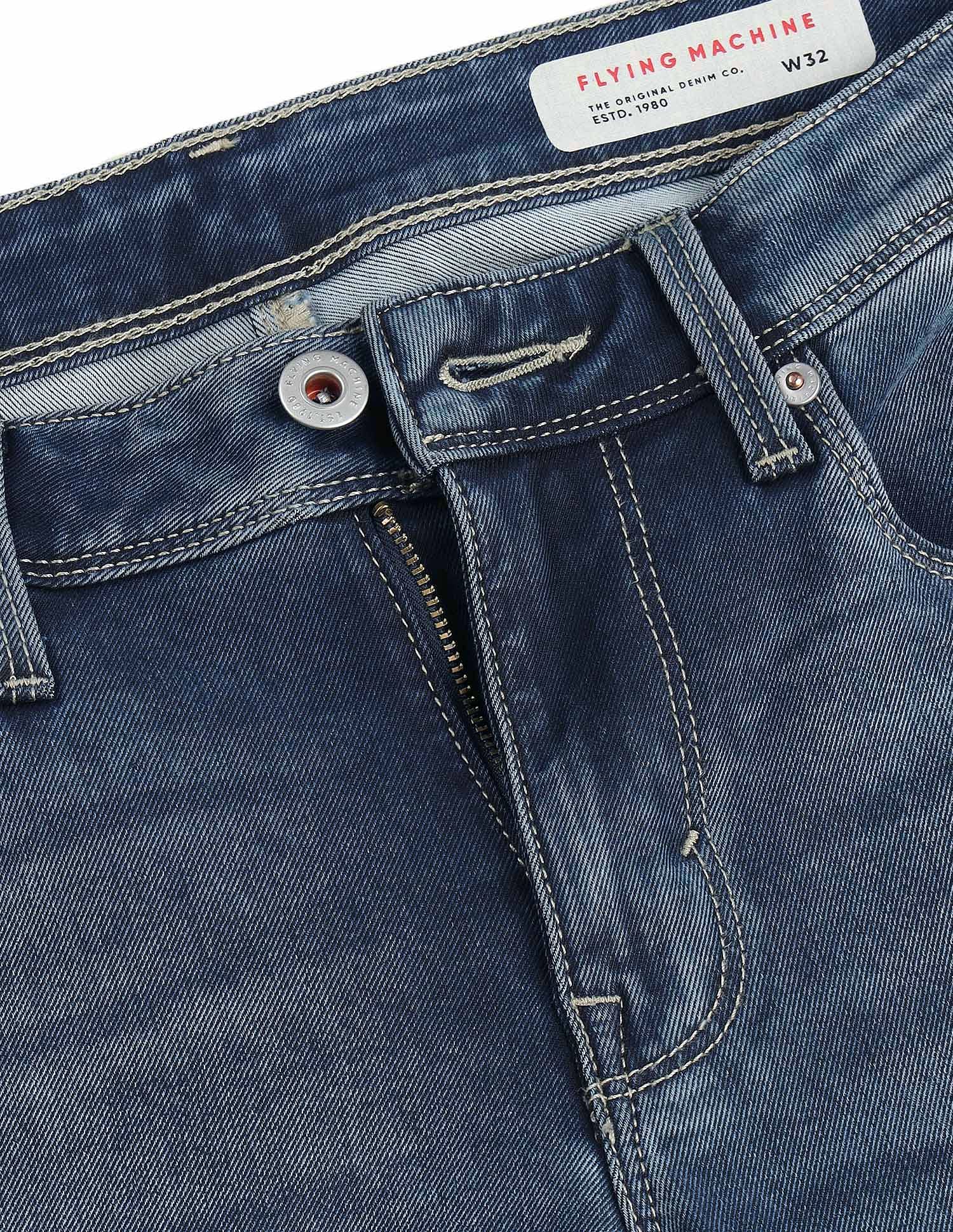 Flying Machine Jackson Super Skinny Fit Washed Jeans