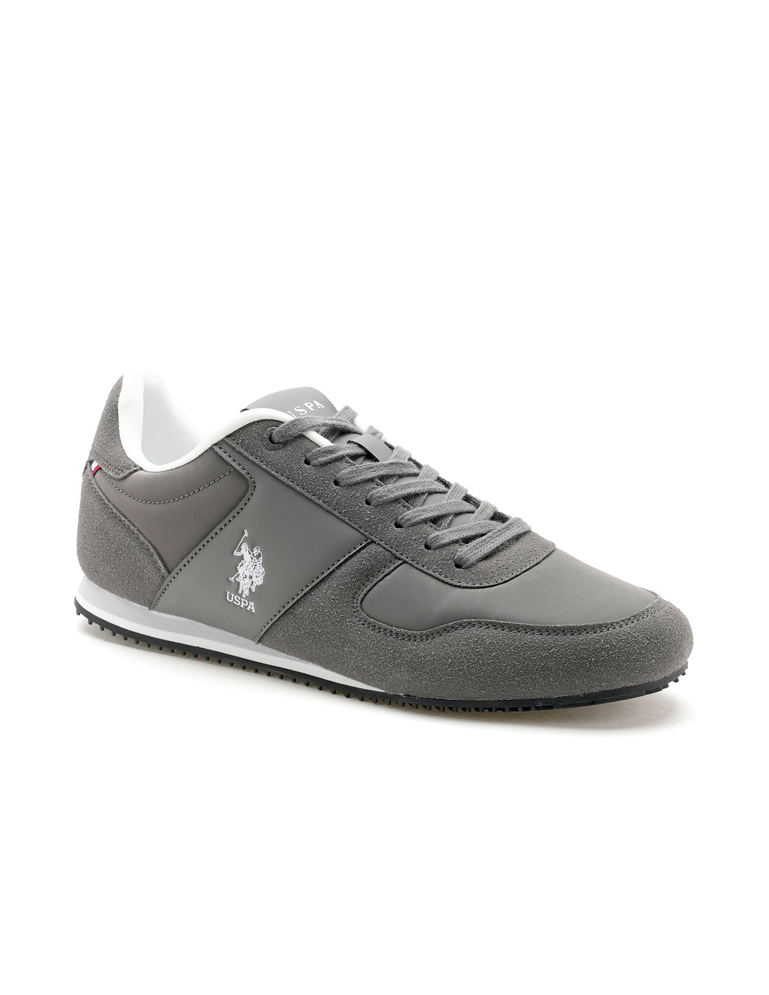 U.S. Polo Assn. Men Sorrento Dk. Grey Retro Sneakers
