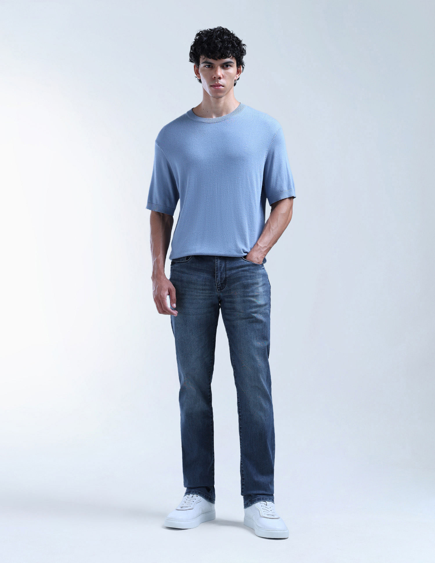 Flying Machine Freddie Slim Straight Fit Authentic Premium Jeans