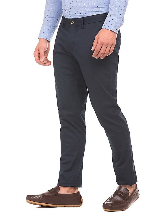 U.S. Polo Assn. Slim Tapered Fit Flat Front Trousers