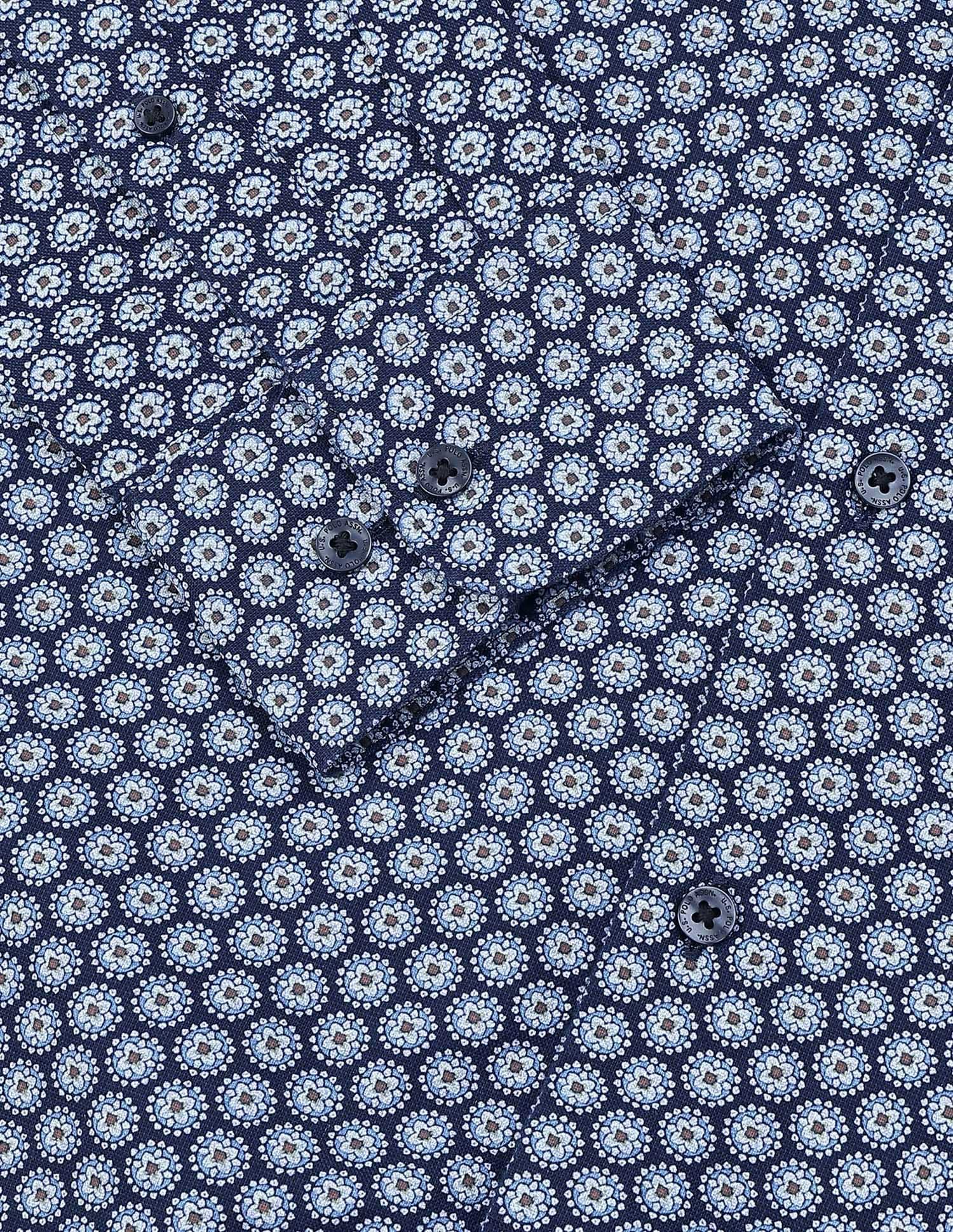 Buy U.S. Polo Assn. Geometric Printed Oxford Shirt - NNNOW.com