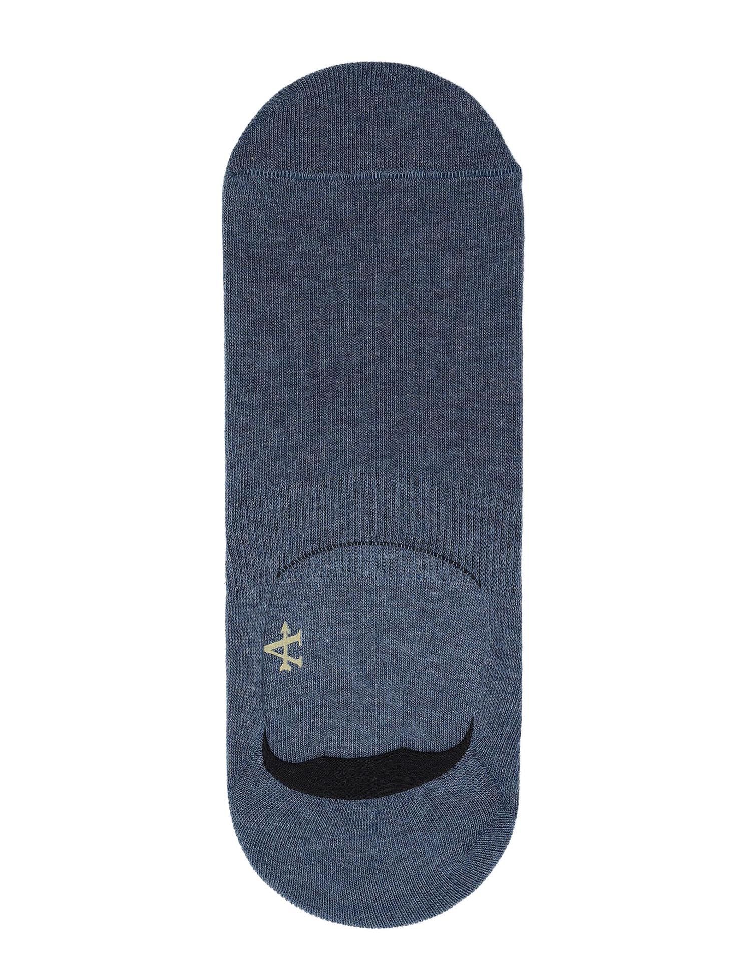 Arrow Solid No Show Cotton Socks - Pack Of 3