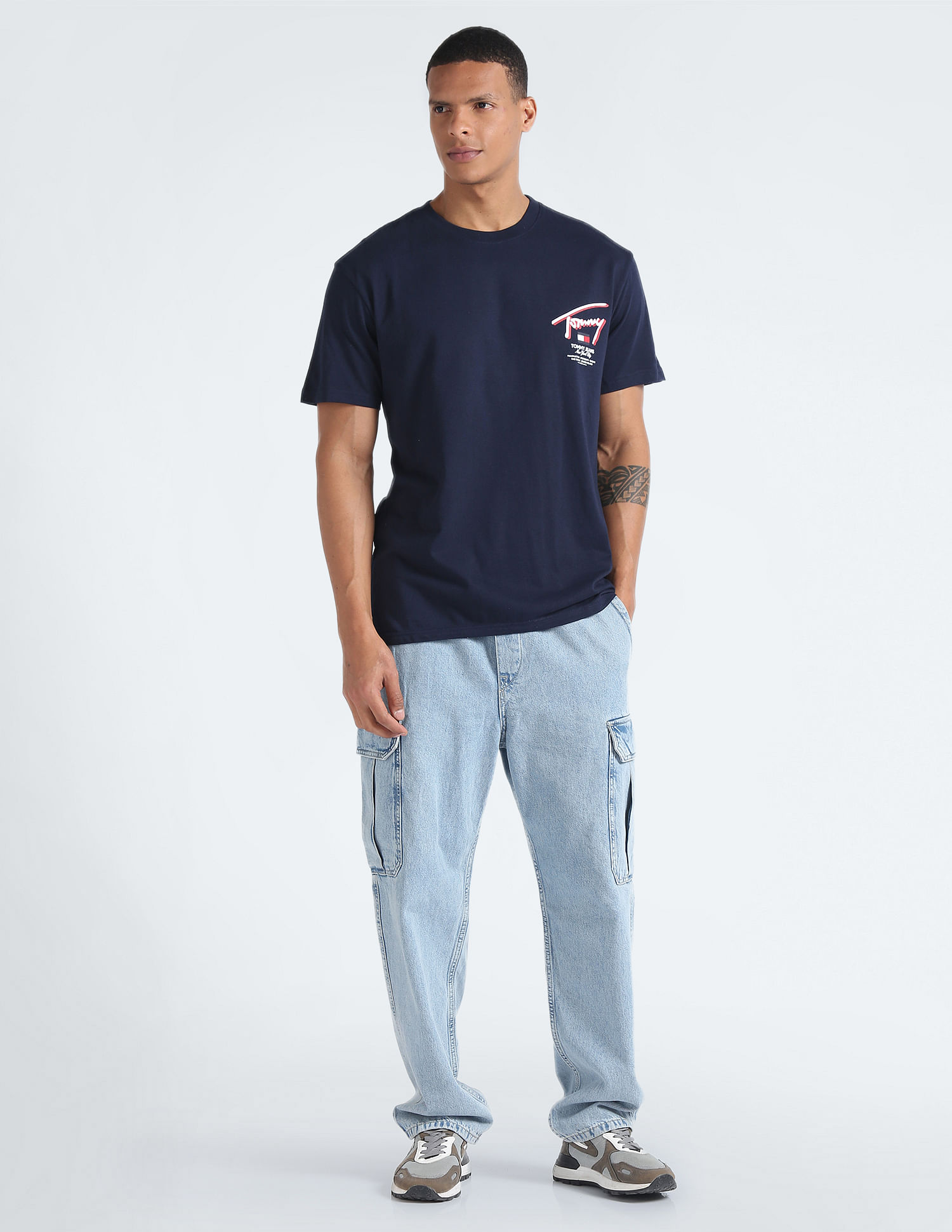 Tommy Hilfiger 3D Street Signature Cotton T-Shirt