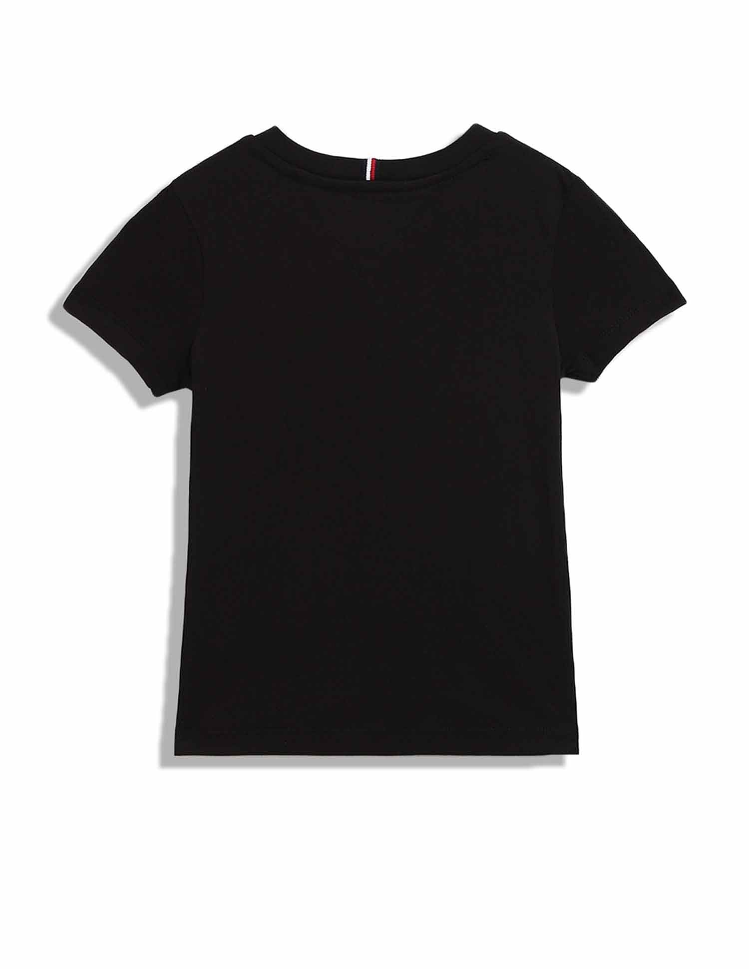 Tommy Hilfiger Kids Boys Logo Regular-Fit Cotton T-Shirt