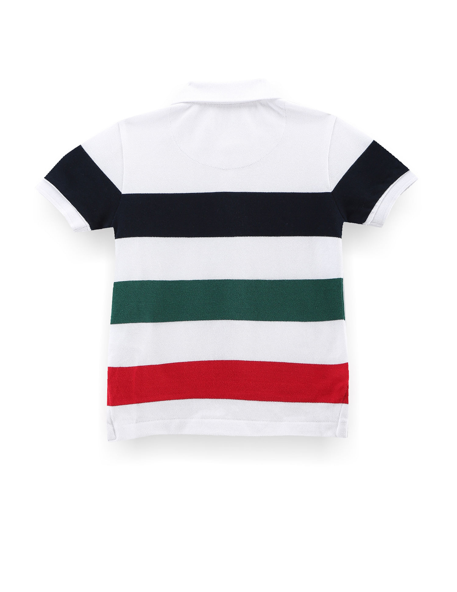 U.S. Polo Assn. Kids Cotton Horizontal Striped Polo Shirt