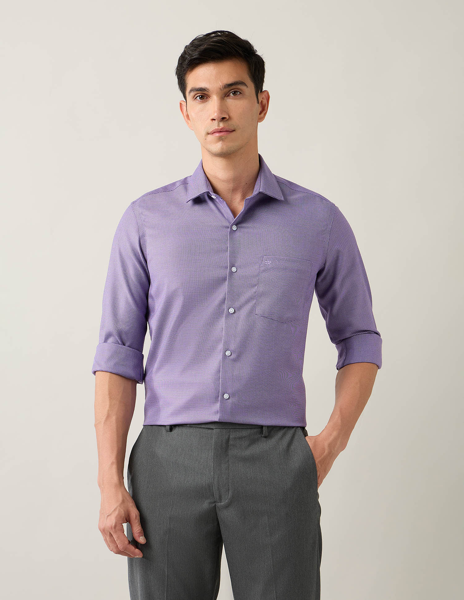 Arrow Manhattan Slim Fit Autopress Shirt