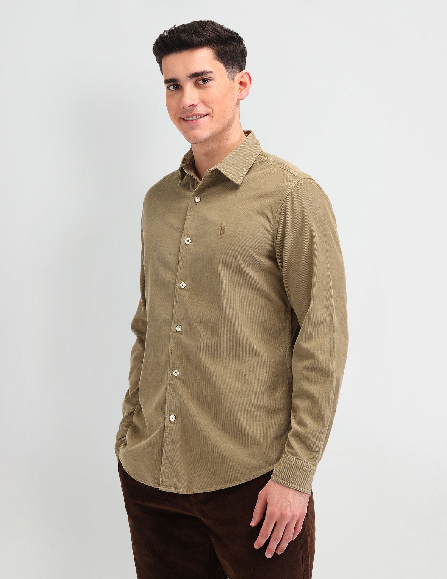 U.S. Polo Assn. Denim Co. Textured Cotton Shirt