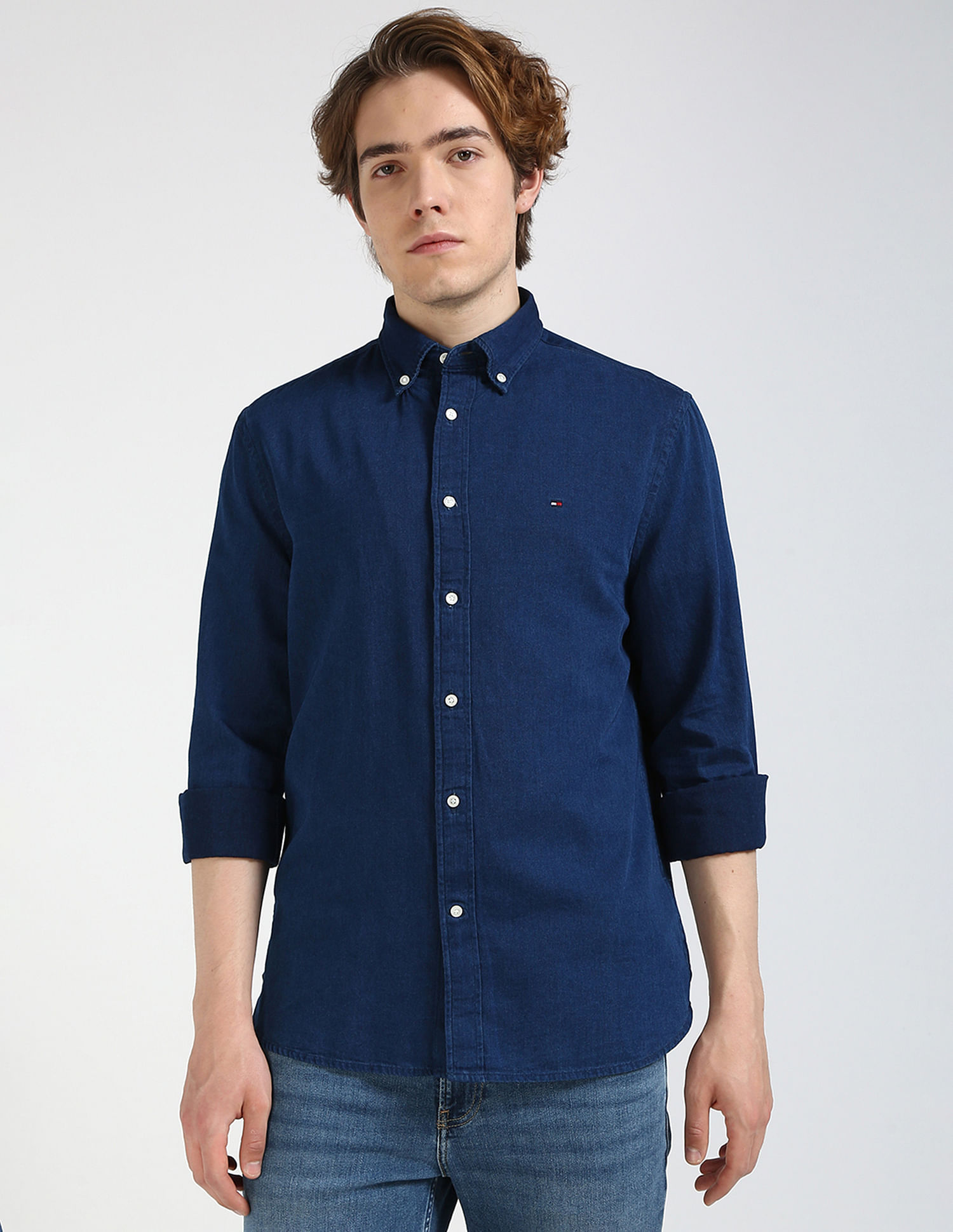 Tommy Hilfiger Chambray Regular Fit Shirt
