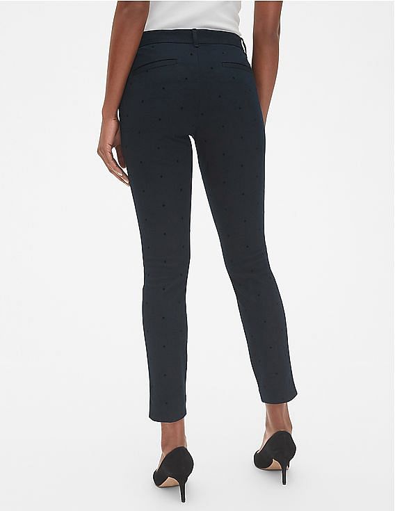 Buy GAP Women Blue Skinny Ankle Pants NNNOW